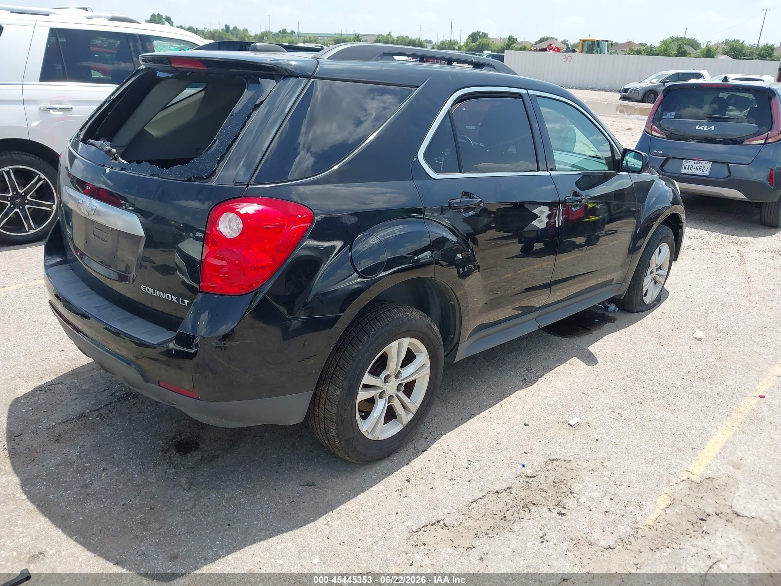 2015 Chevrolet Equinox Lt Black vin: 2GNALBEK9F6393232