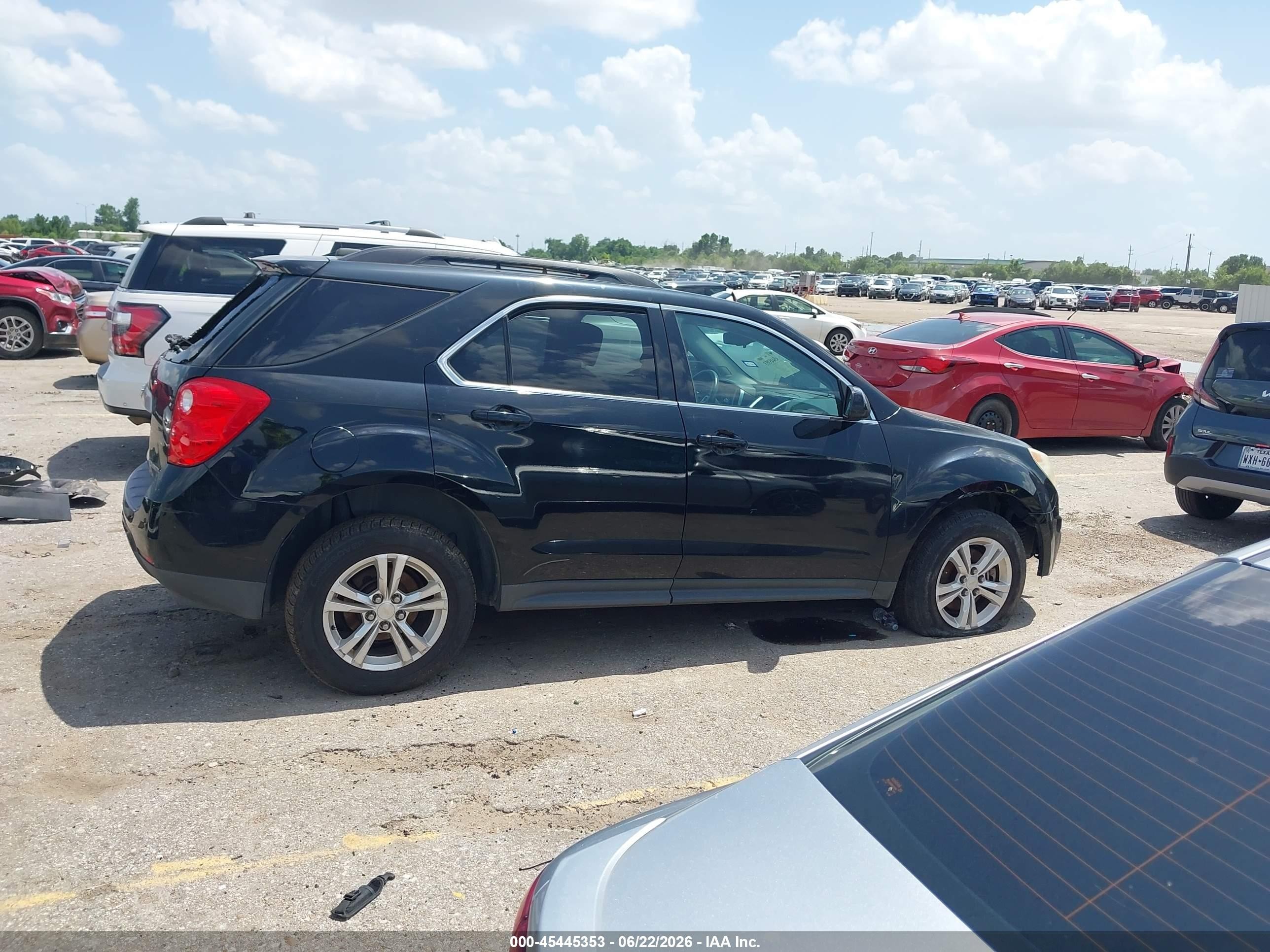 2015 Chevrolet Equinox Lt Black vin: 2GNALBEK9F6393232