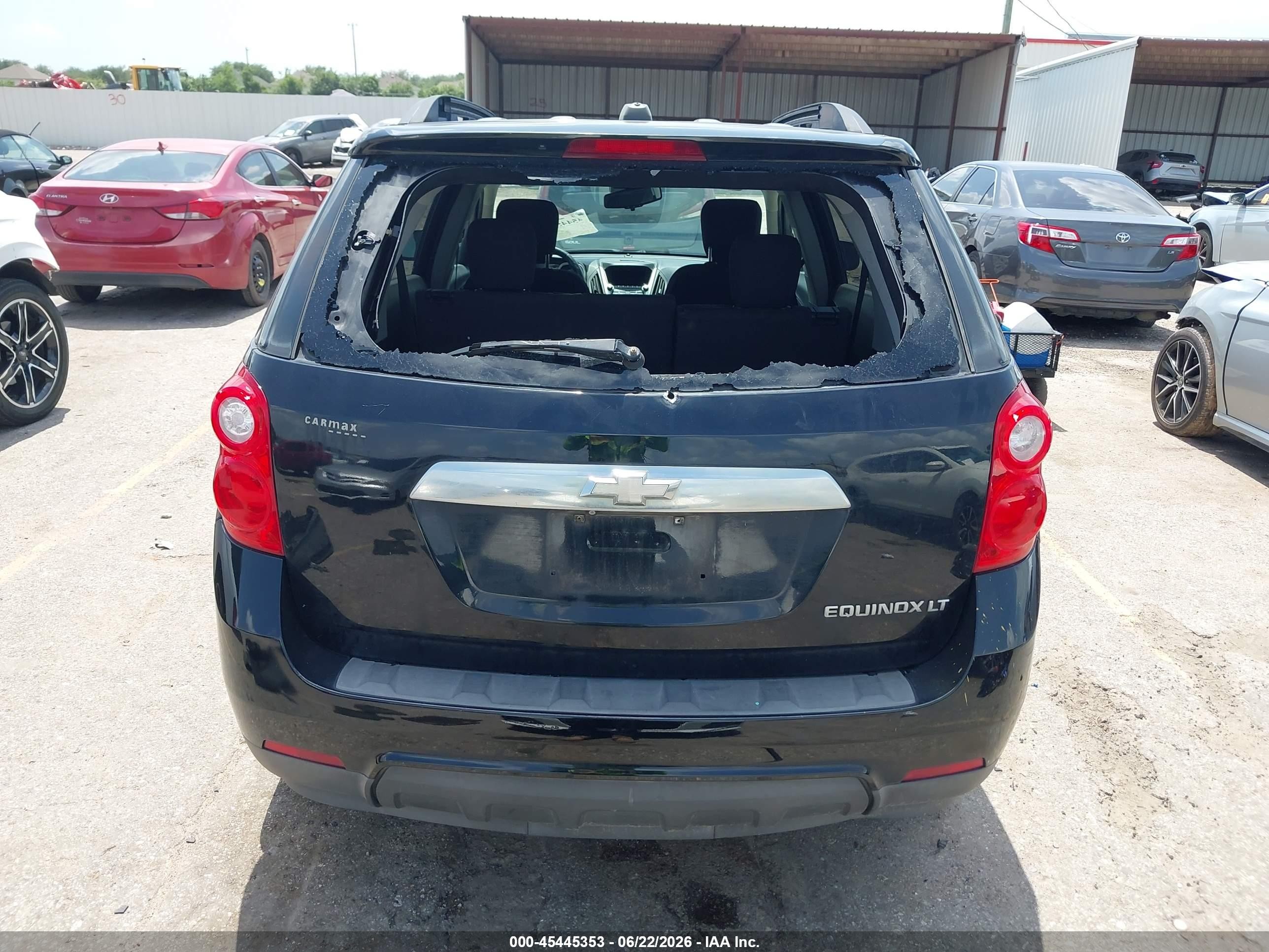 2015 Chevrolet Equinox Lt Black vin: 2GNALBEK9F6393232
