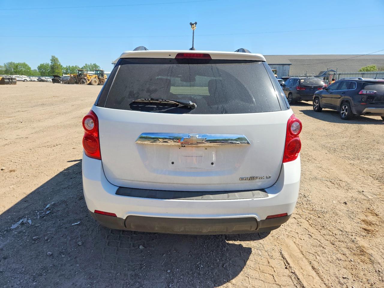 2015 Chevrolet Equinox Lt White vin: 2GNALBEK9F6408277