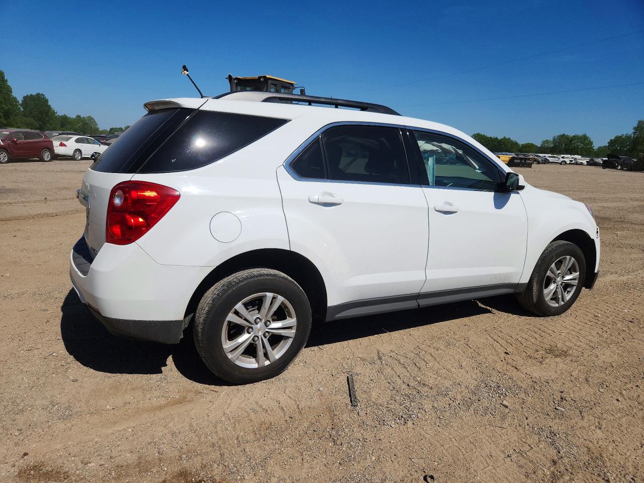 2015 Chevrolet Equinox Lt White vin: 2GNALBEK9F6408277