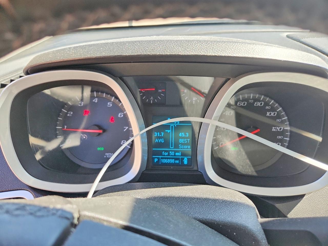 2015 Chevrolet Equinox Lt White vin: 2GNALBEK9F6408277