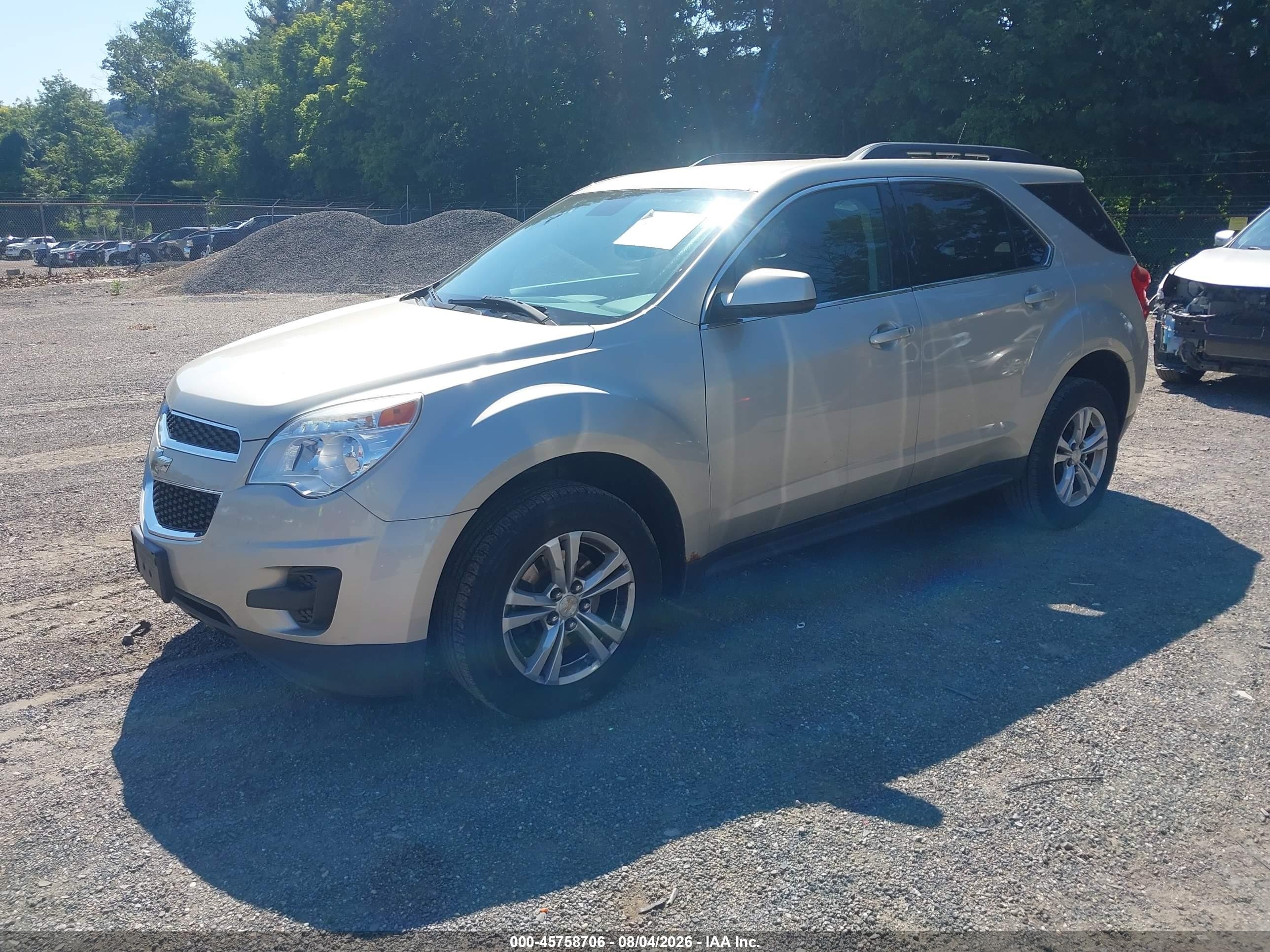 2015 Chevrolet Equinox Lt Cream vin: 2GNALBEK9F6421918