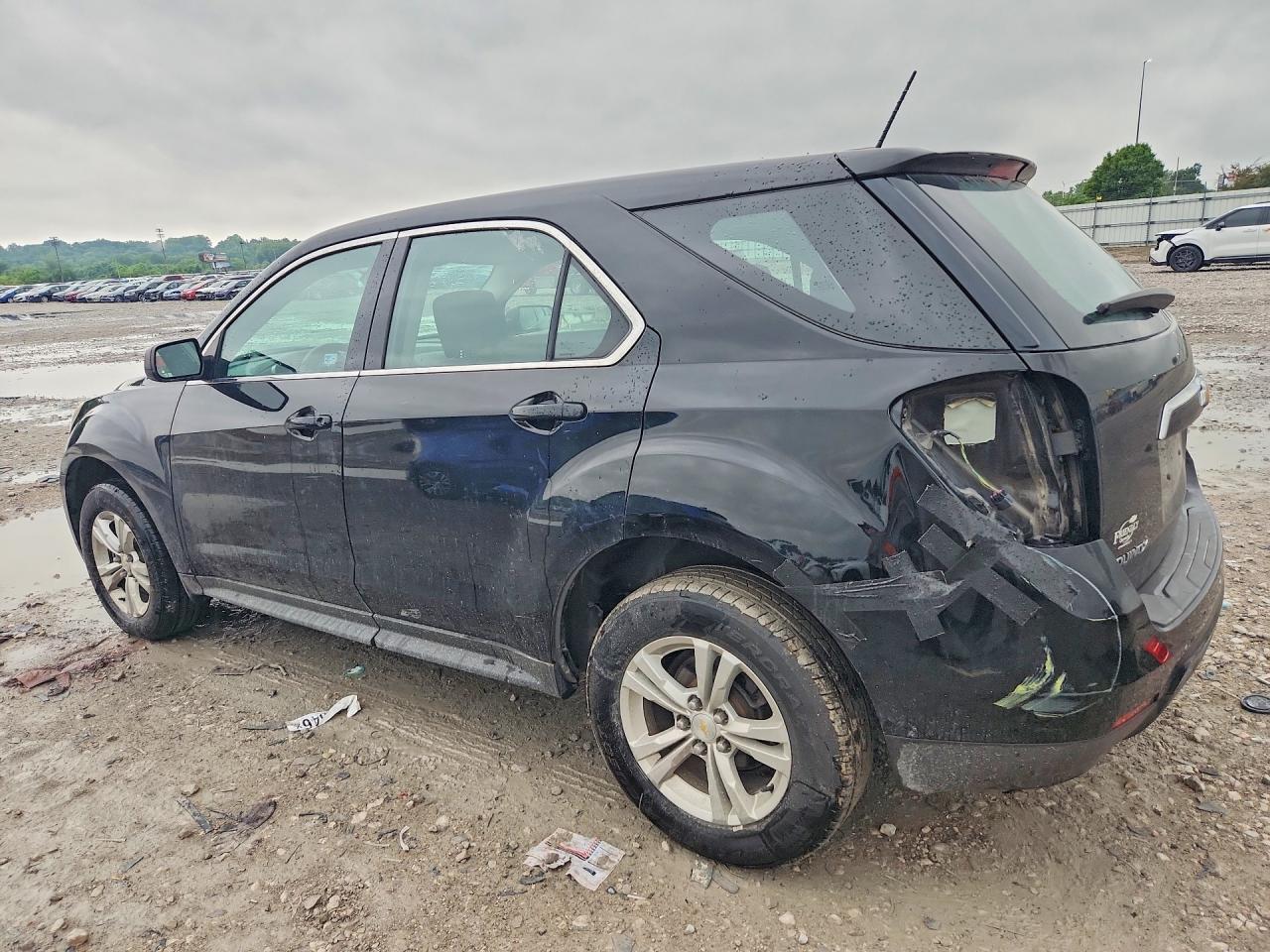 2017 Chevrolet Equinox Ls Black vin: 2GNALBEK9H1588053