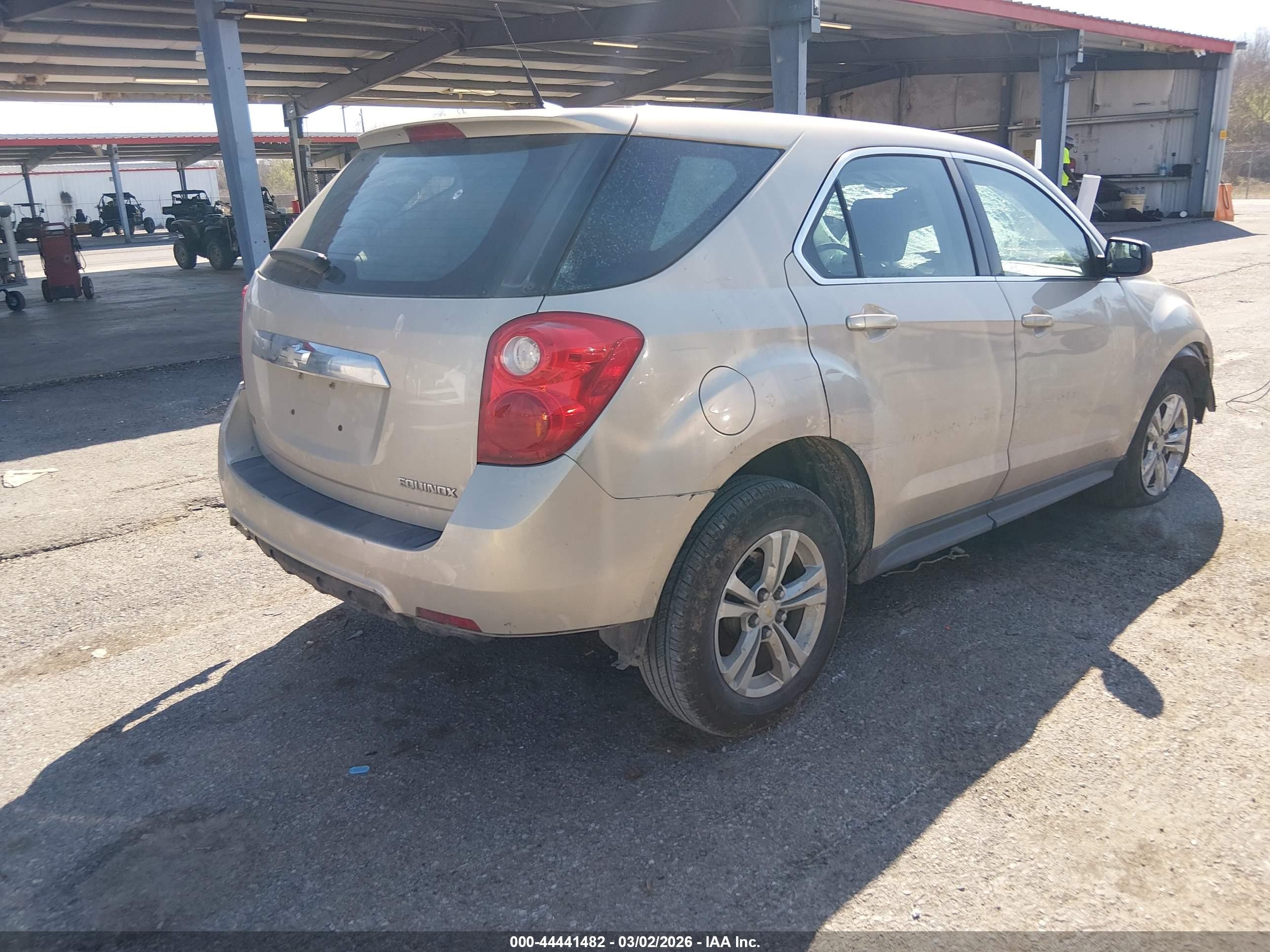 2012 Chevrolet Equinox Ls Champagne vin: 2GNALBEKXC1159917