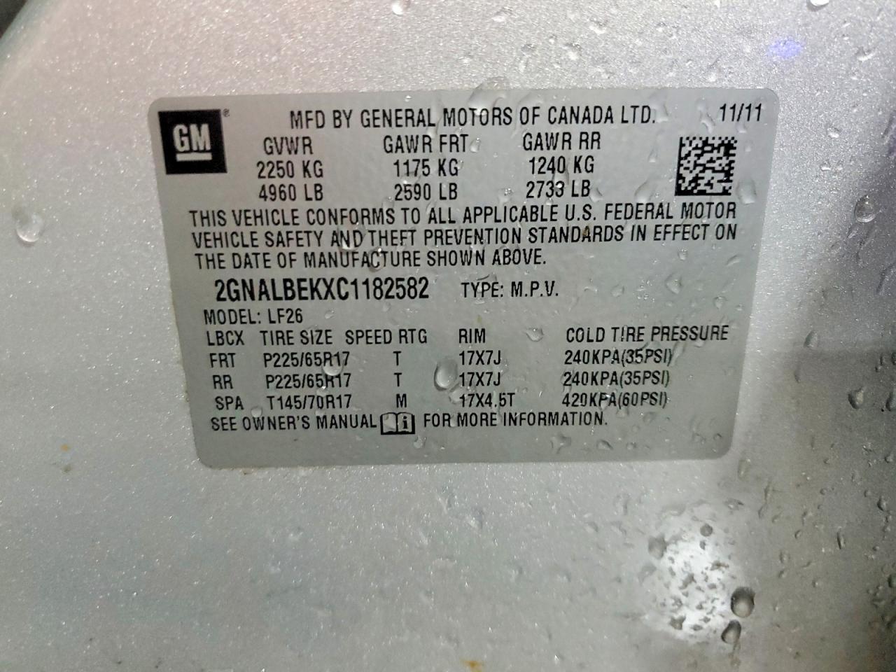 2012 Chevrolet Equinox Ls Silver vin: 2GNALBEKXC1182582