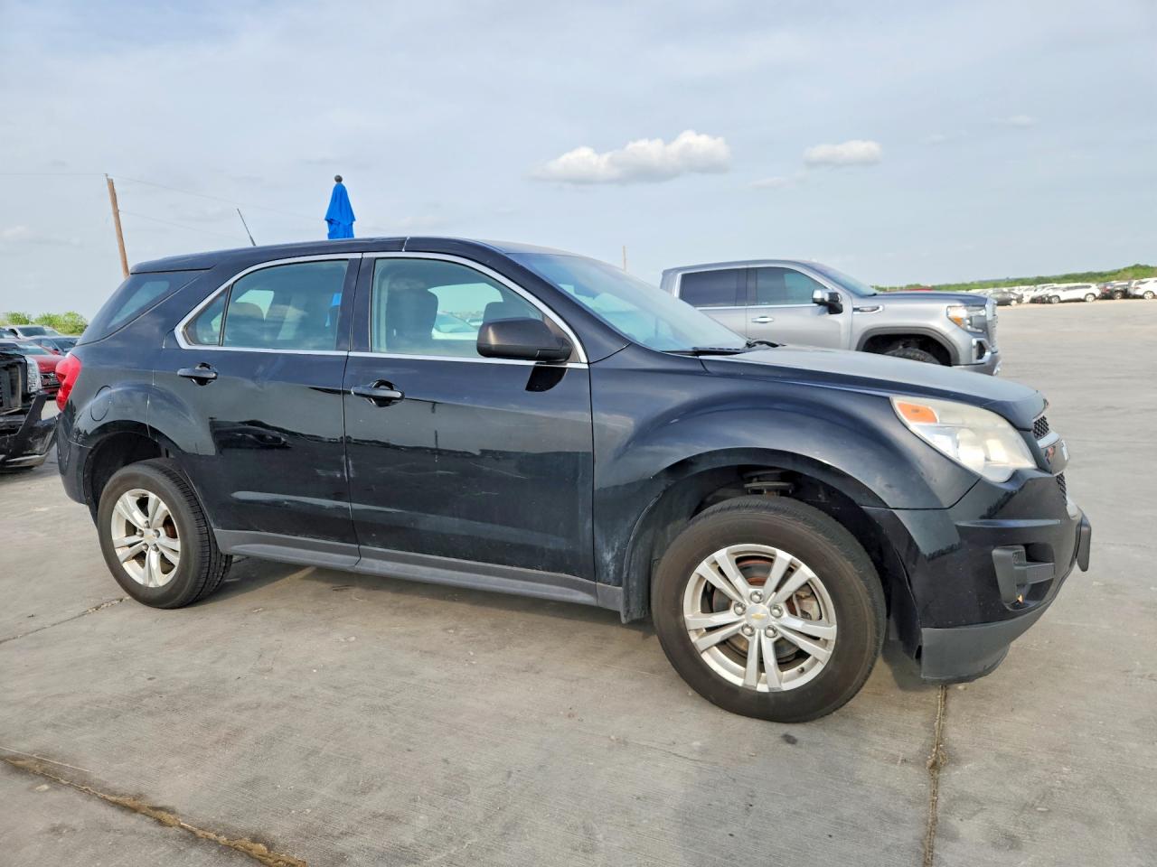 2012 Chevrolet Equinox Ls Black vin: 2GNALBEKXC1313252