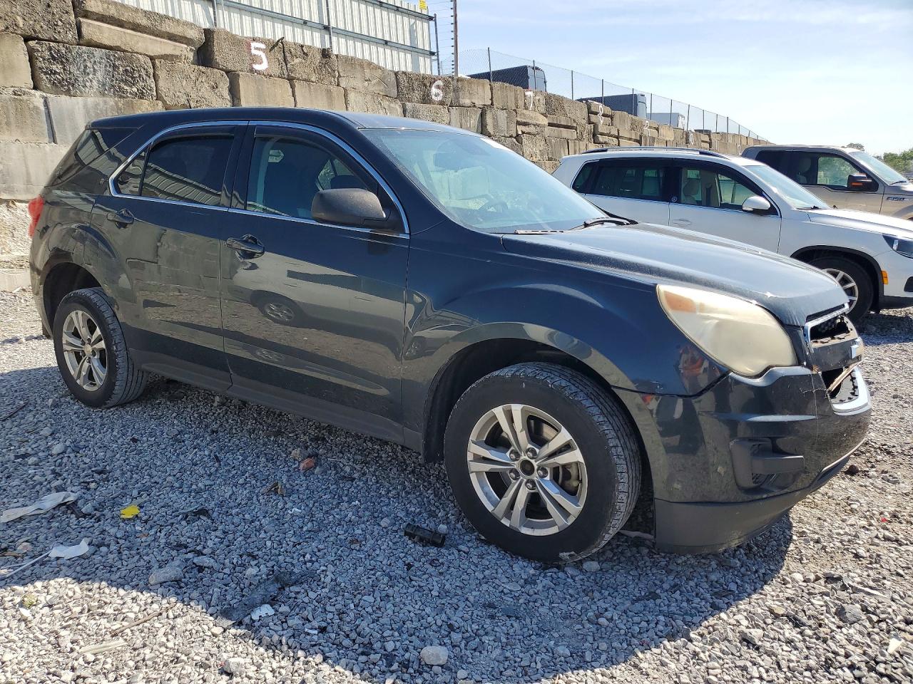 2012 Chevrolet Equinox Ls Gray vin: 2GNALBEKXC1323313