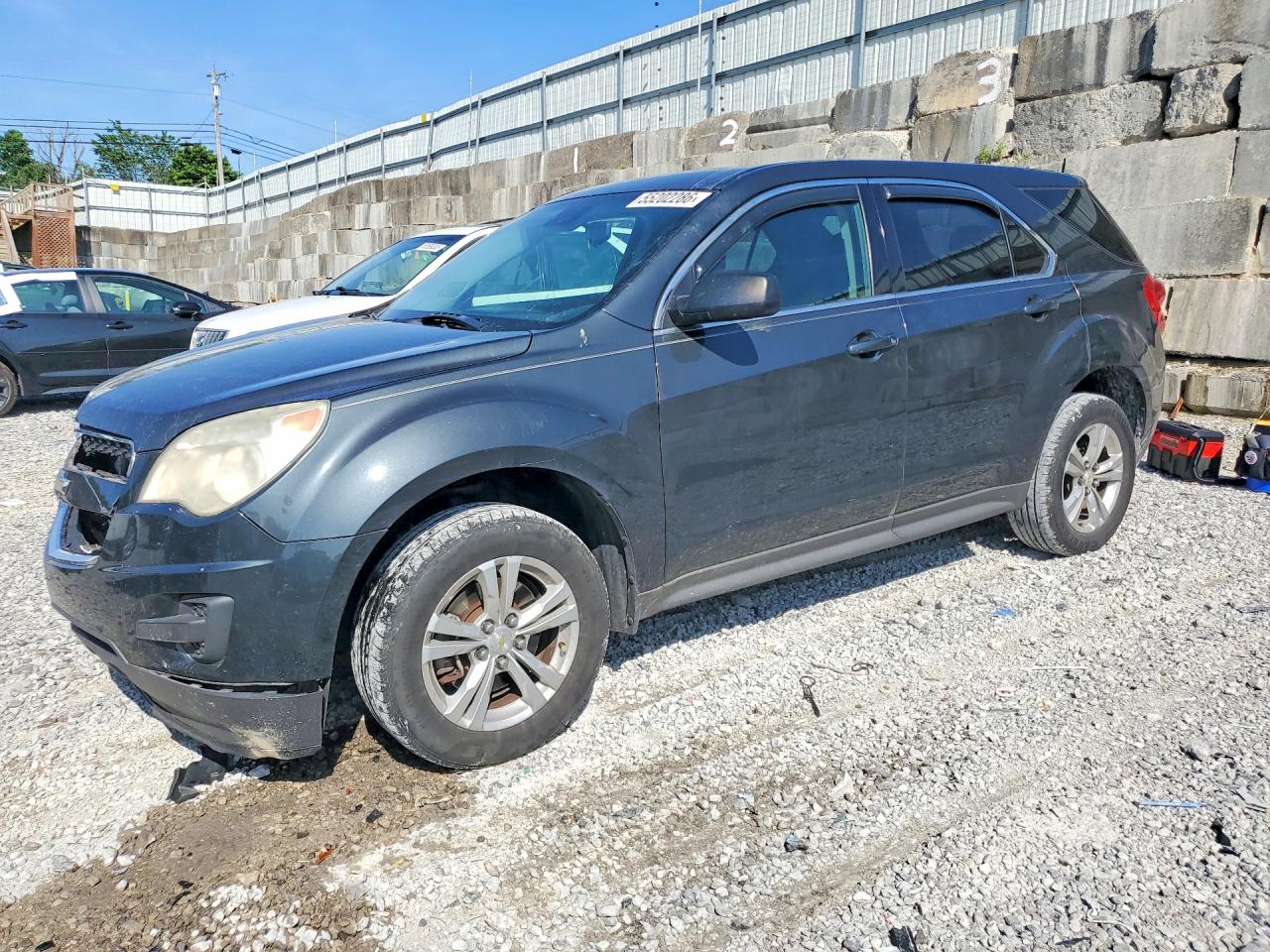 2012 Chevrolet Equinox Ls Gray vin: 2GNALBEKXC1323313