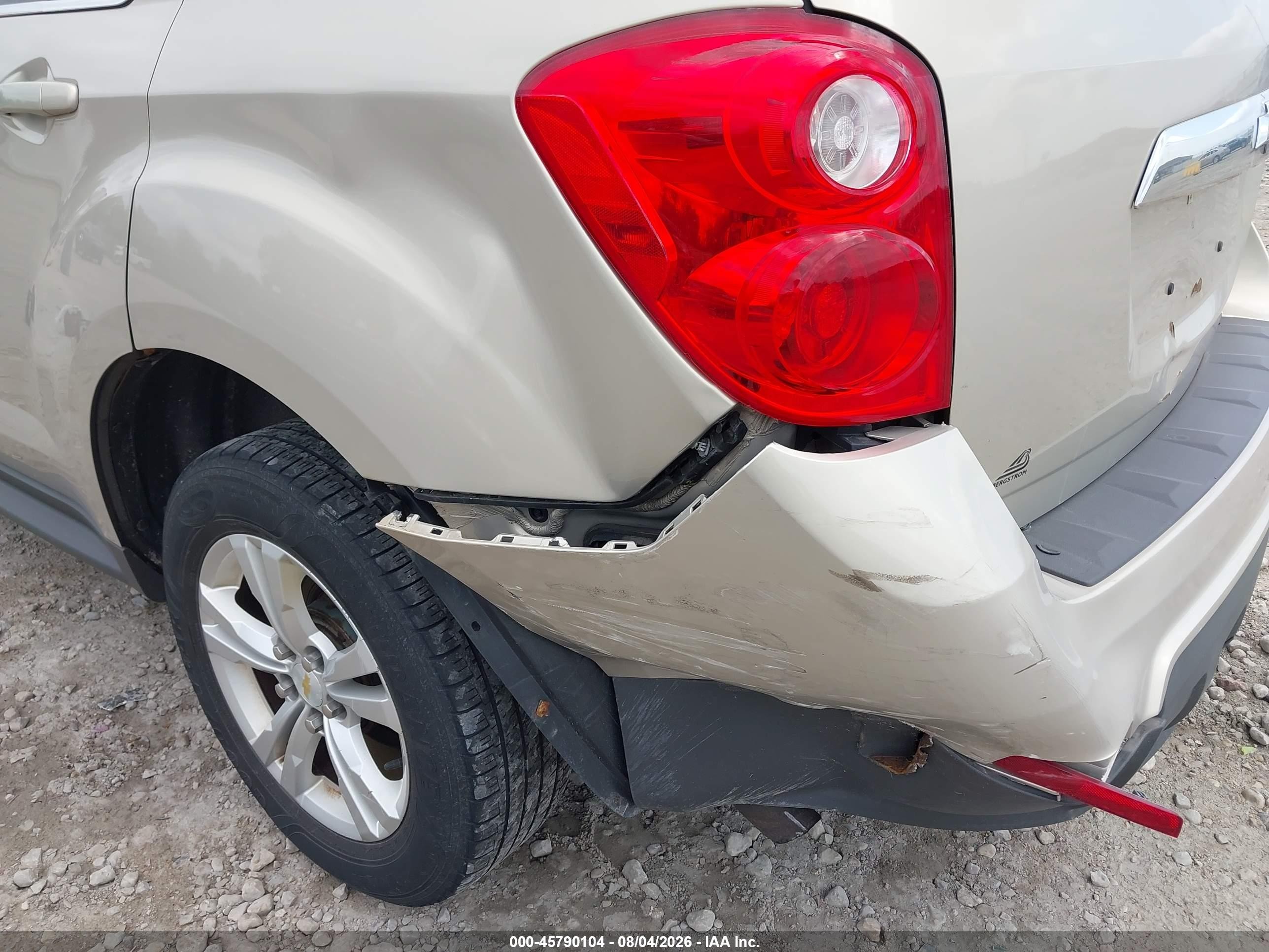 2012 Chevrolet Equinox Ls Gold vin: 2GNALBEKXC6375933