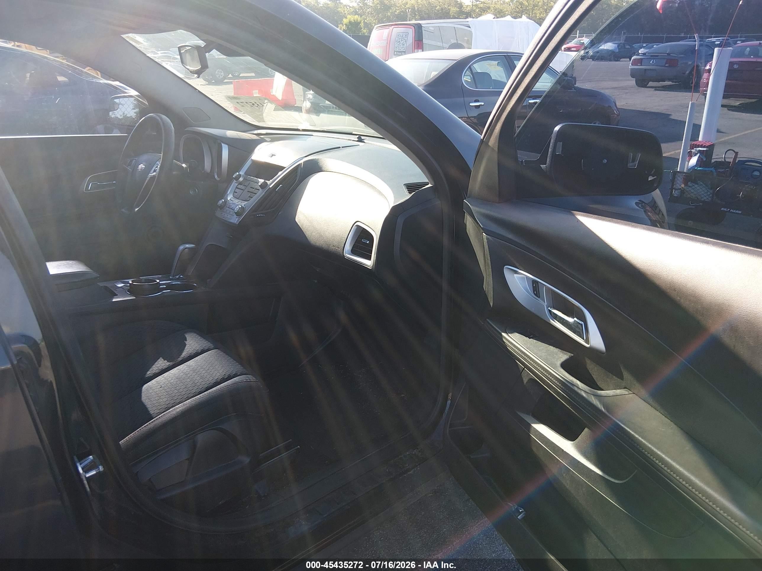 2013 Chevrolet Equinox Ls Black vin: 2GNALBEKXD1108354
