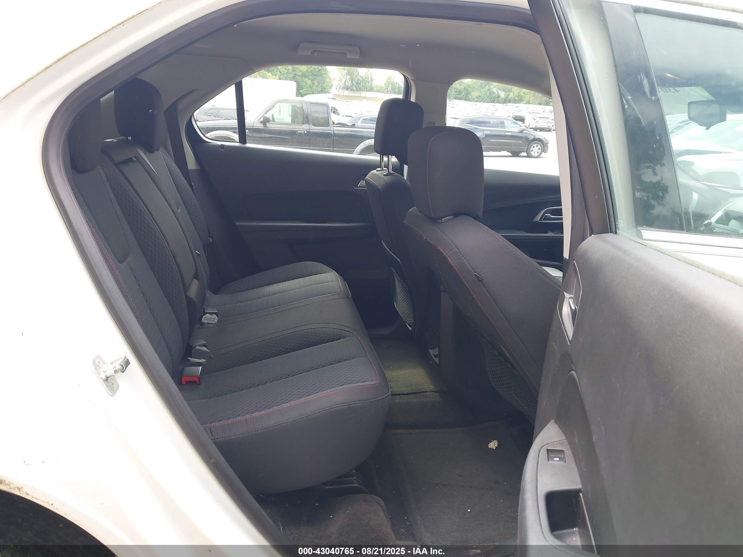 2013 Chevrolet Equinox Ls White vin: 2GNALBEKXD1200922