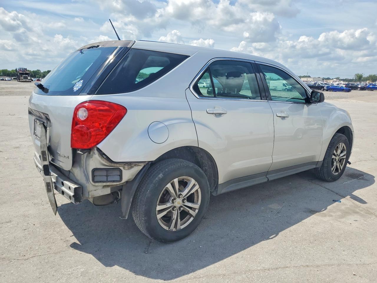 2013 Chevrolet Equinox Ls Silver vin: 2GNALBEKXD1246170