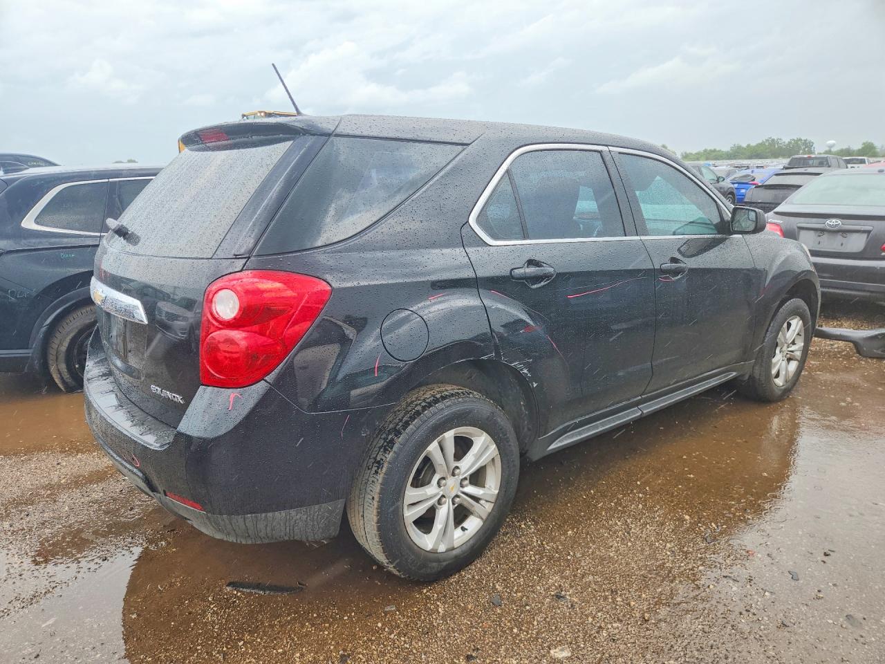 2013 Chevrolet Equinox Ls Black vin: 2GNALBEKXD1269609