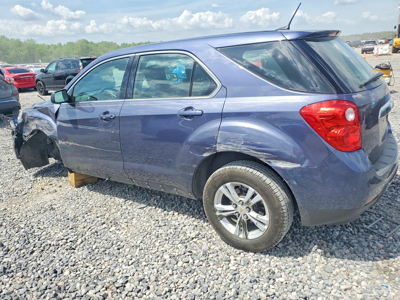 2013 Chevrolet Equinox Ls Blue vin: 2GNALBEKXD6177256