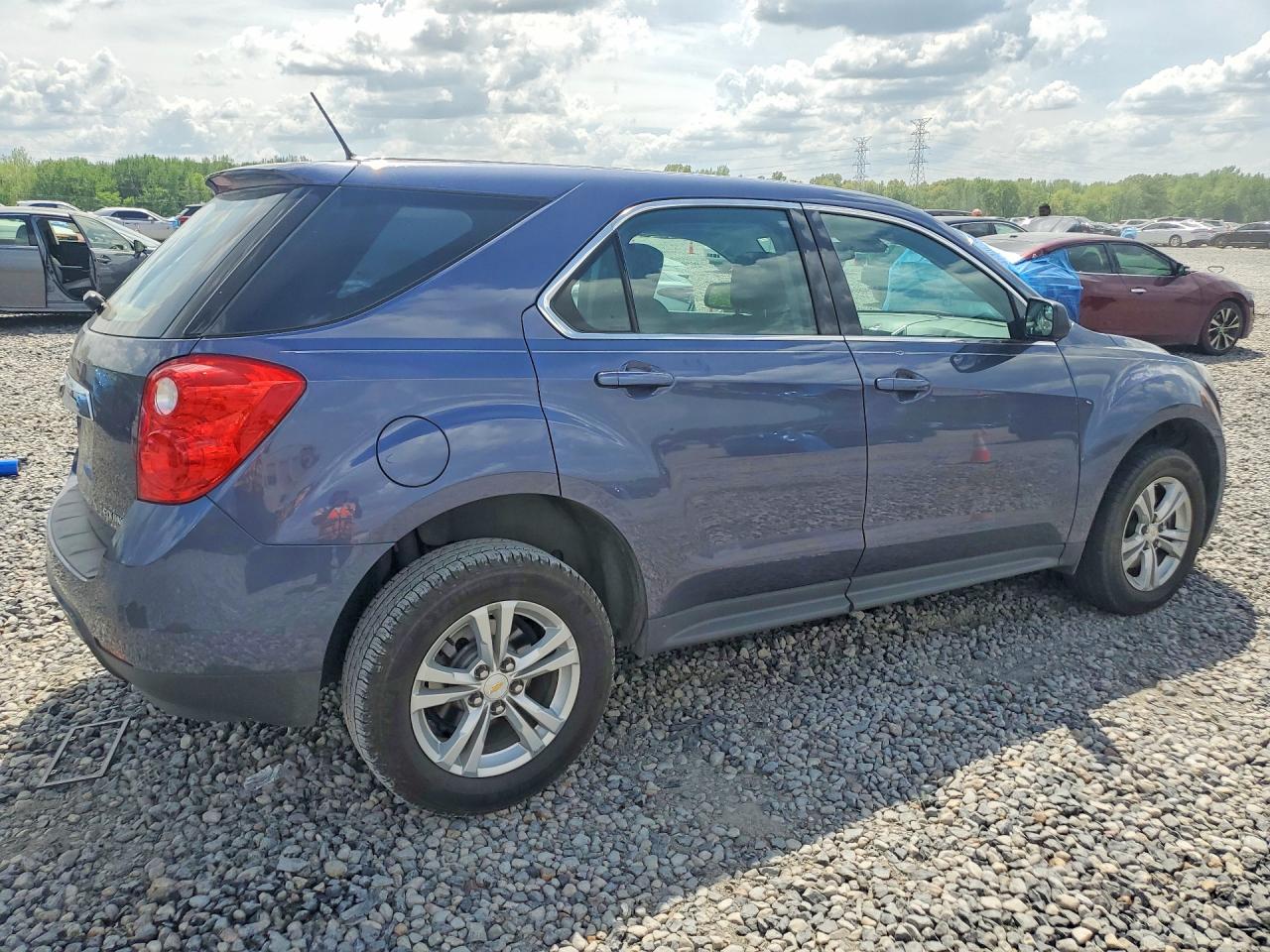 2013 Chevrolet Equinox Ls Blue vin: 2GNALBEKXD6177256