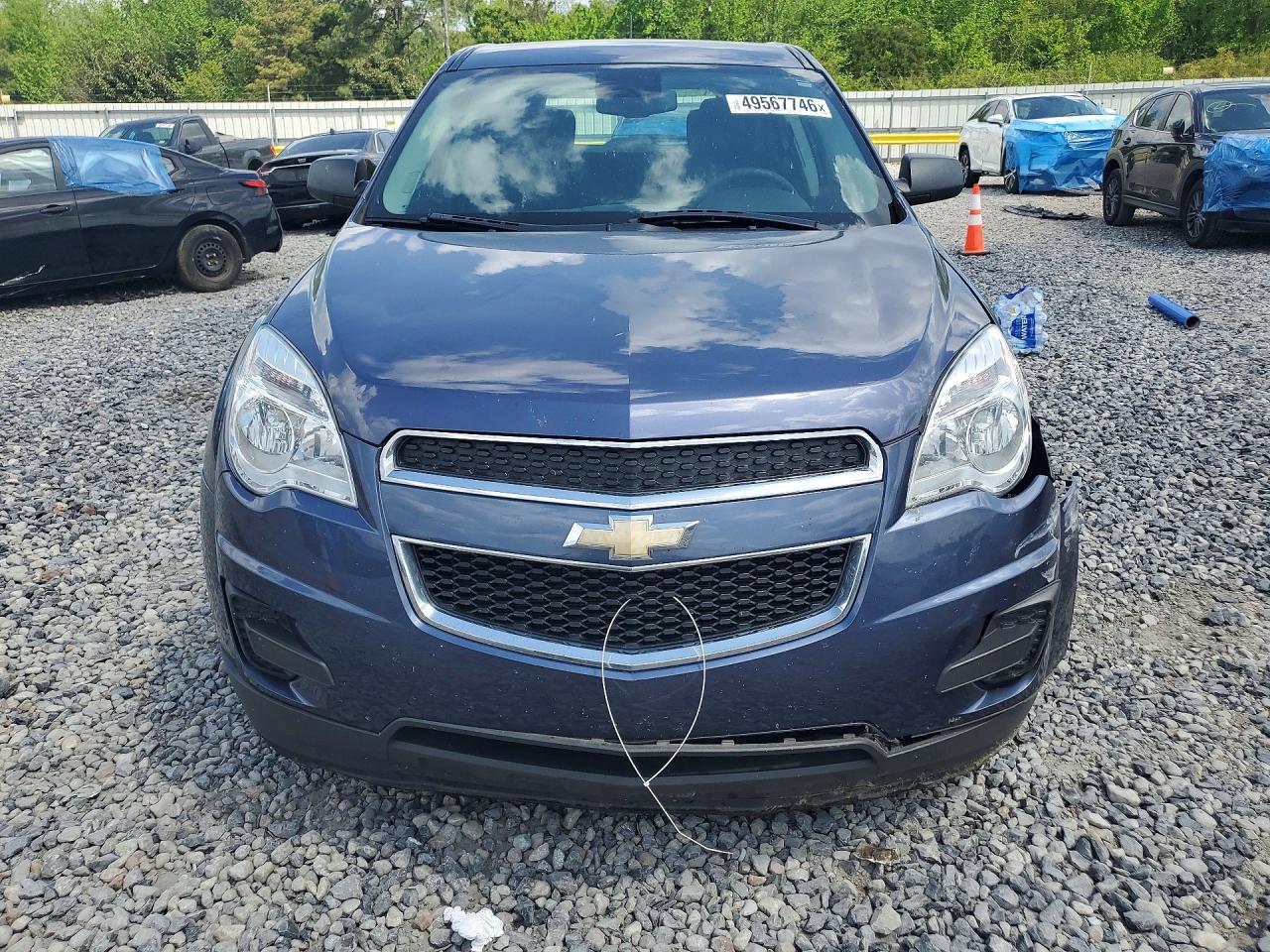 2013 Chevrolet Equinox Ls Blue vin: 2GNALBEKXD6177256