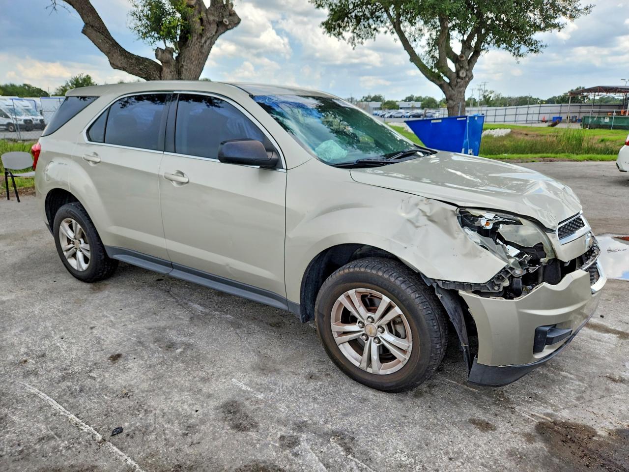 2013 Chevrolet Equinox Ls Beige vin: 2GNALBEKXD6232224