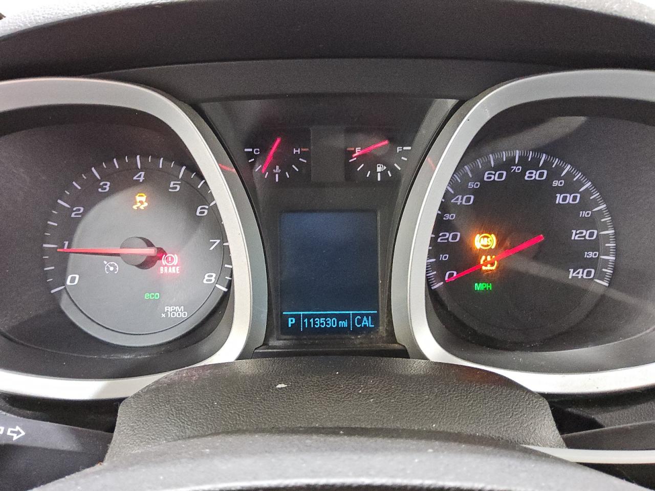 2013 Chevrolet Equinox Ls Blue vin: 2GNALBEKXD6359264 Damage: Warning Light - Abs, On, Unacceptable