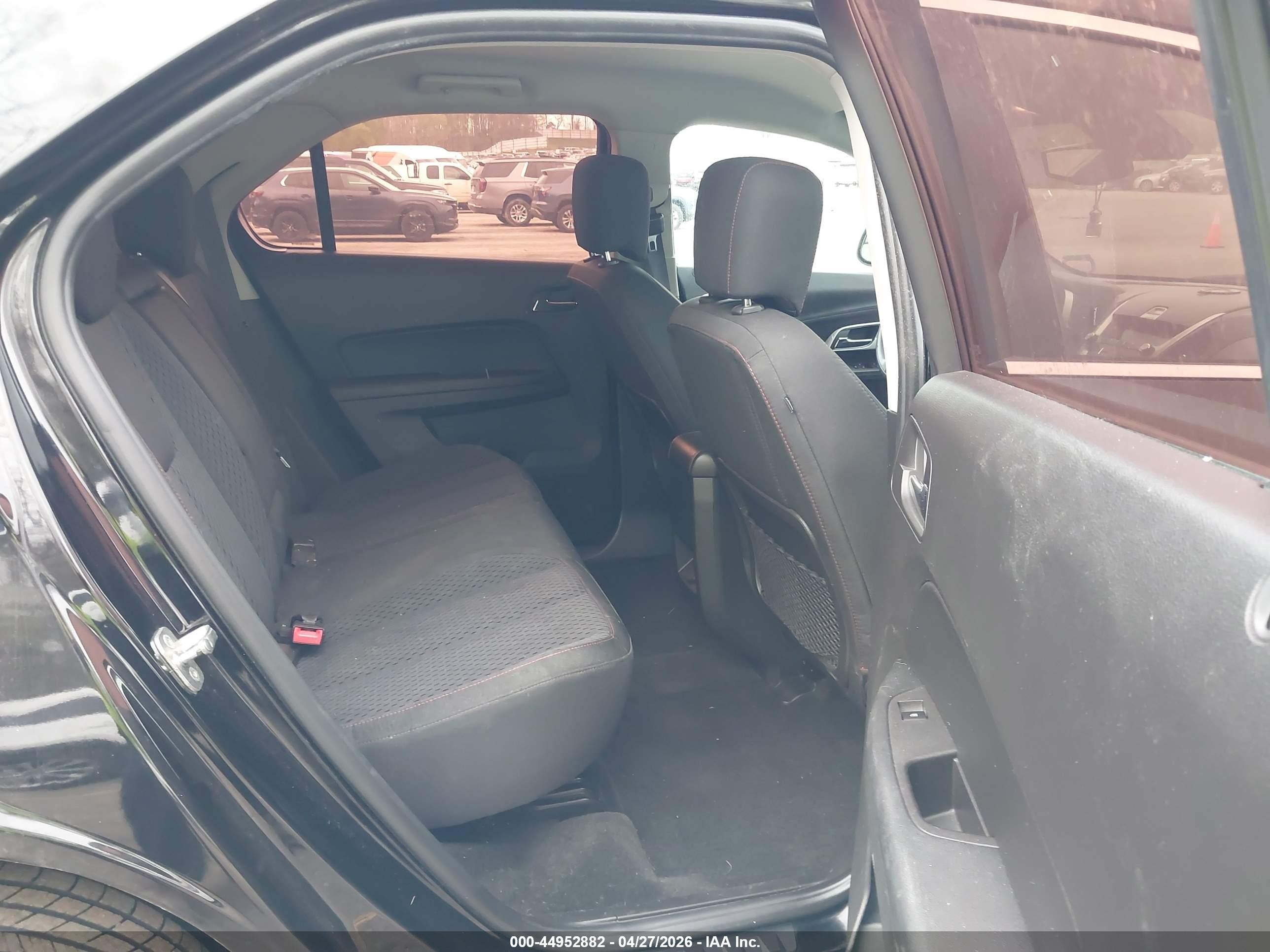 2013 Chevrolet Equinox Ls Black vin: 2GNALBEKXD6381927