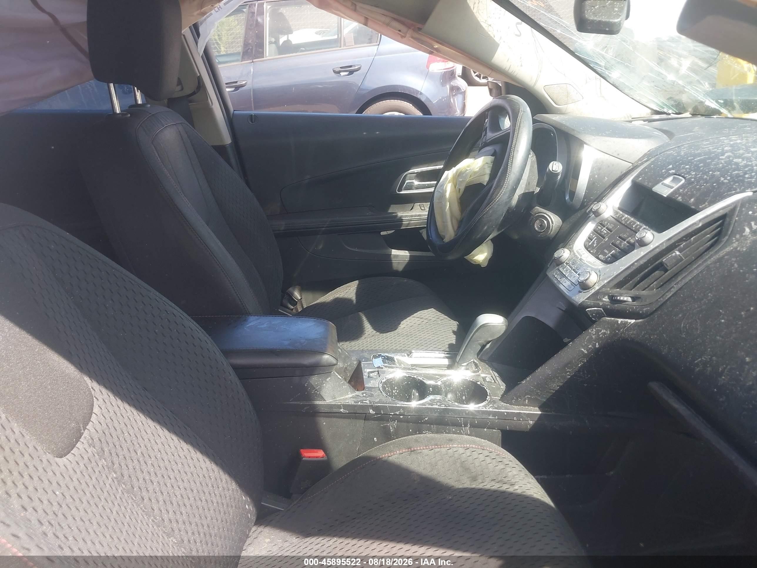 2013 Chevrolet Equinox Ls Black vin: 2GNALBEKXD6384083