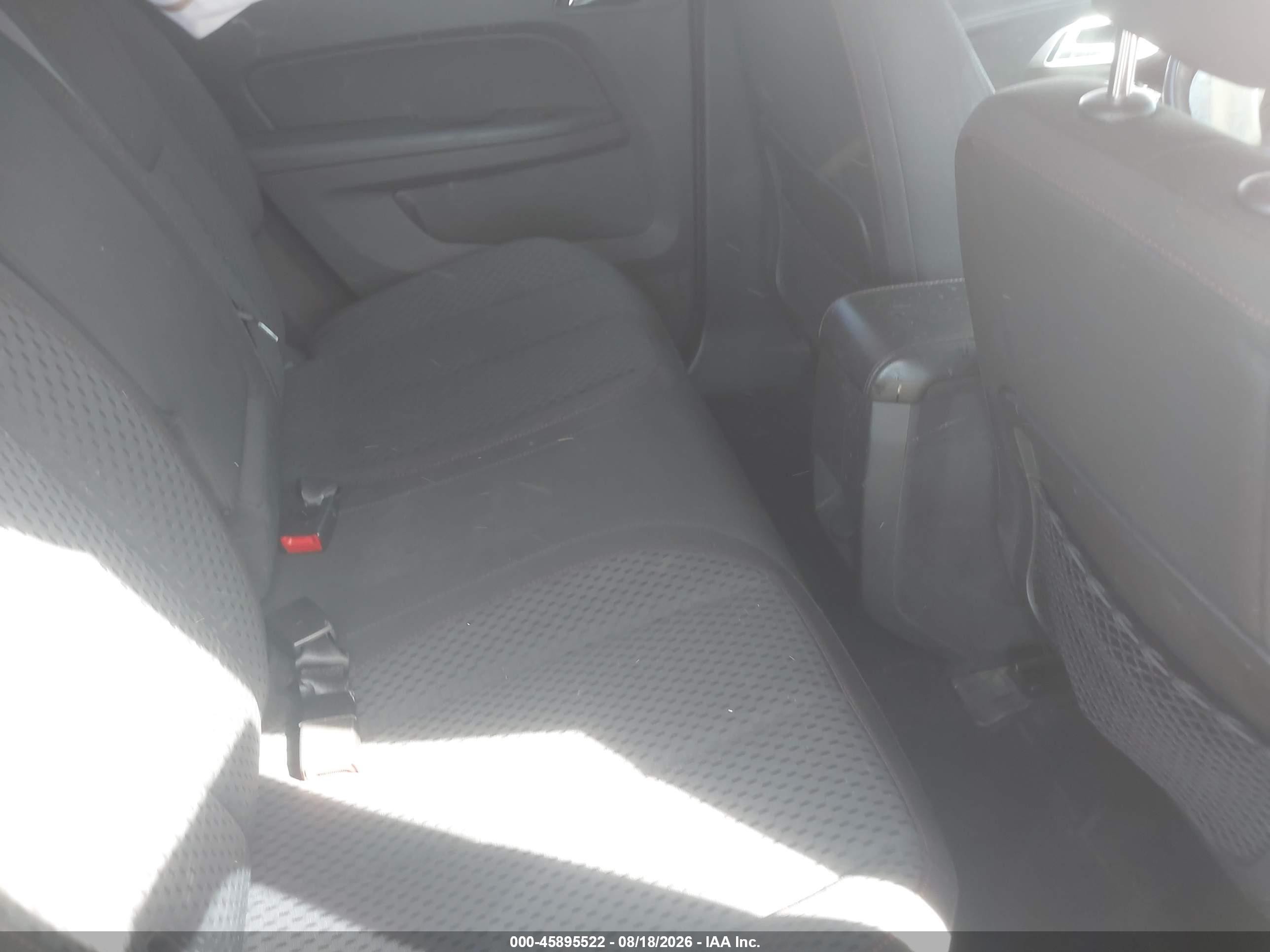 2013 Chevrolet Equinox Ls Black vin: 2GNALBEKXD6384083