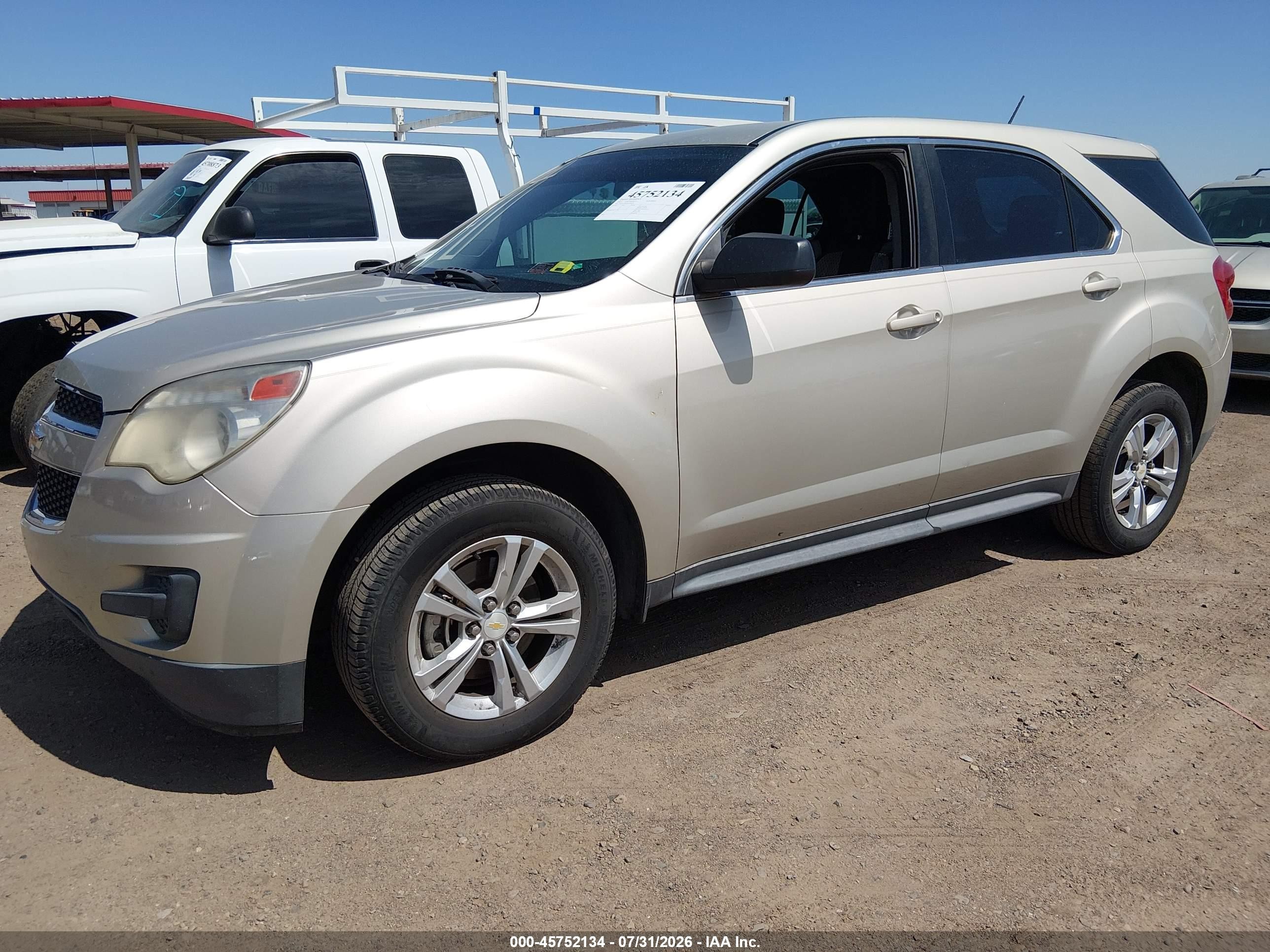 2013 Chevrolet Equinox Ls Champagne vin: 2GNALBEKXD6386870