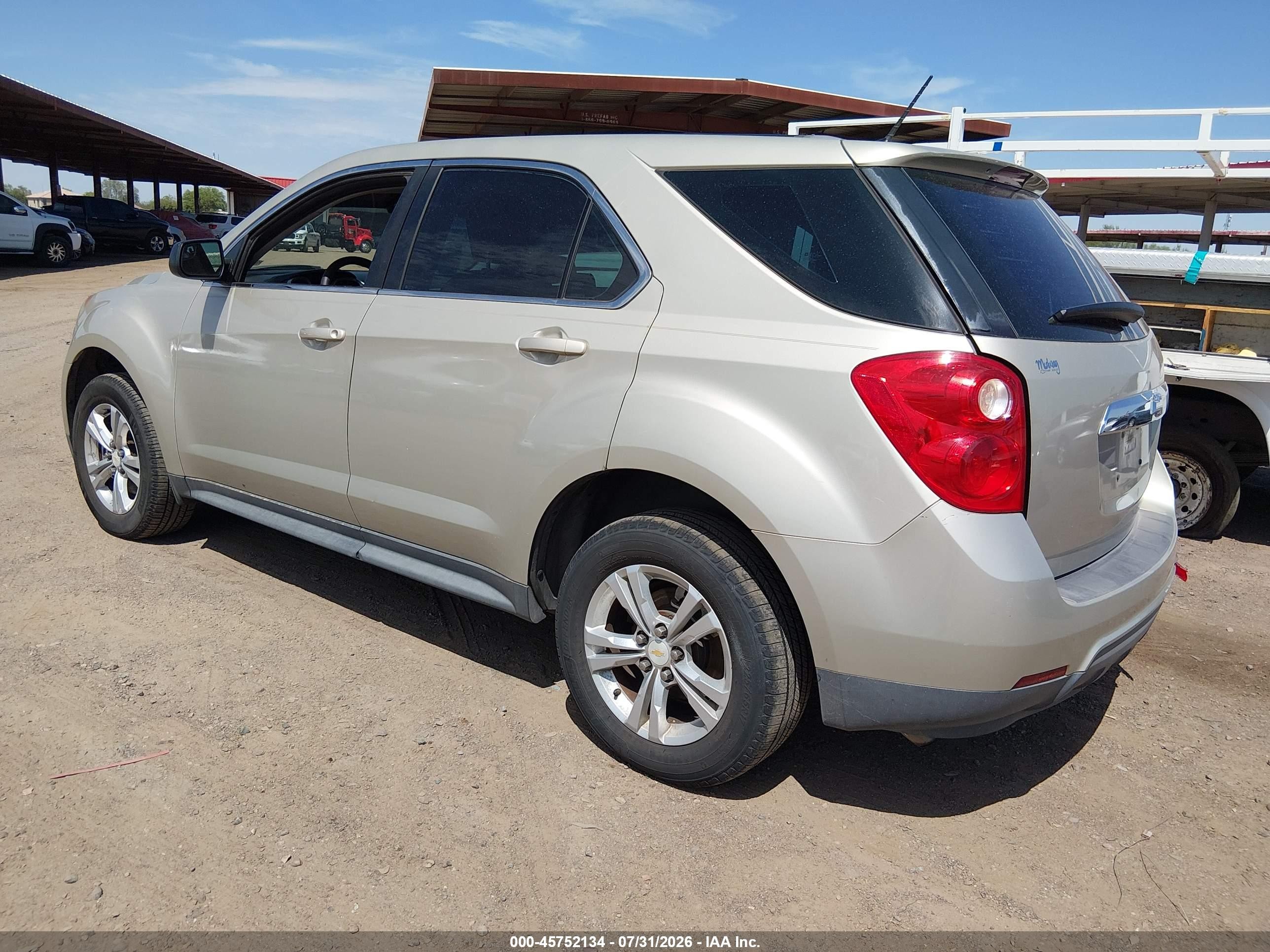 2013 Chevrolet Equinox Ls Champagne vin: 2GNALBEKXD6386870