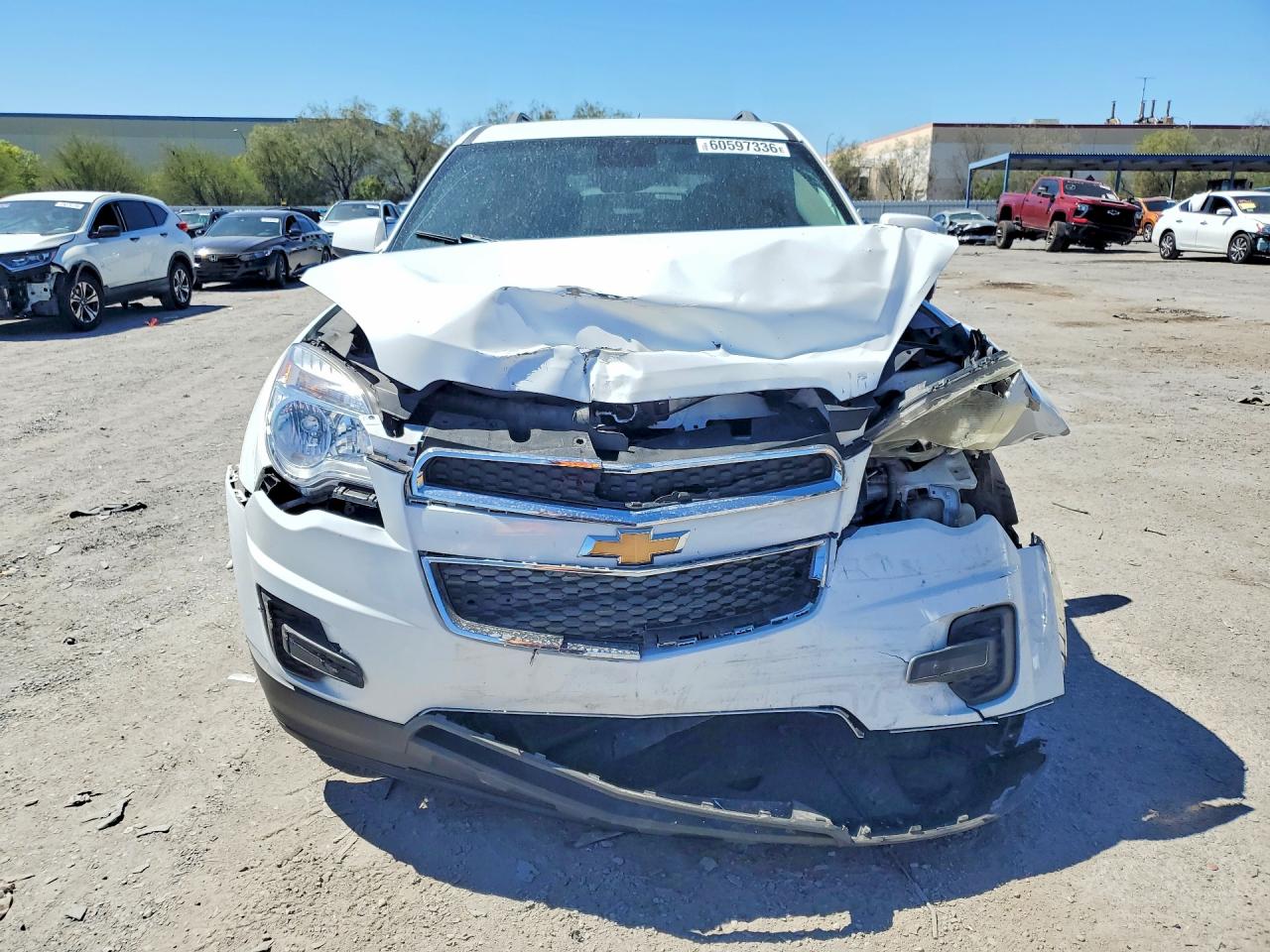 2014 Chevrolet Equinox Lt White vin: 2GNALBEKXE6198125