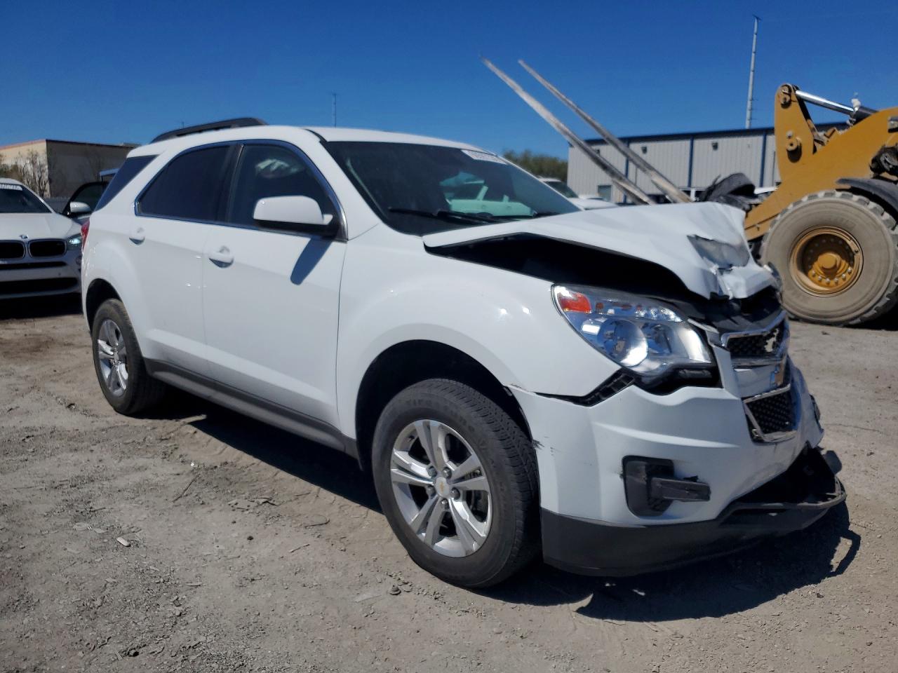 2014 Chevrolet Equinox Lt White vin: 2GNALBEKXE6198125