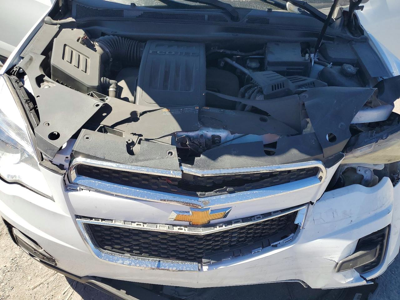 2014 Chevrolet Equinox Lt White vin: 2GNALBEKXE6198125