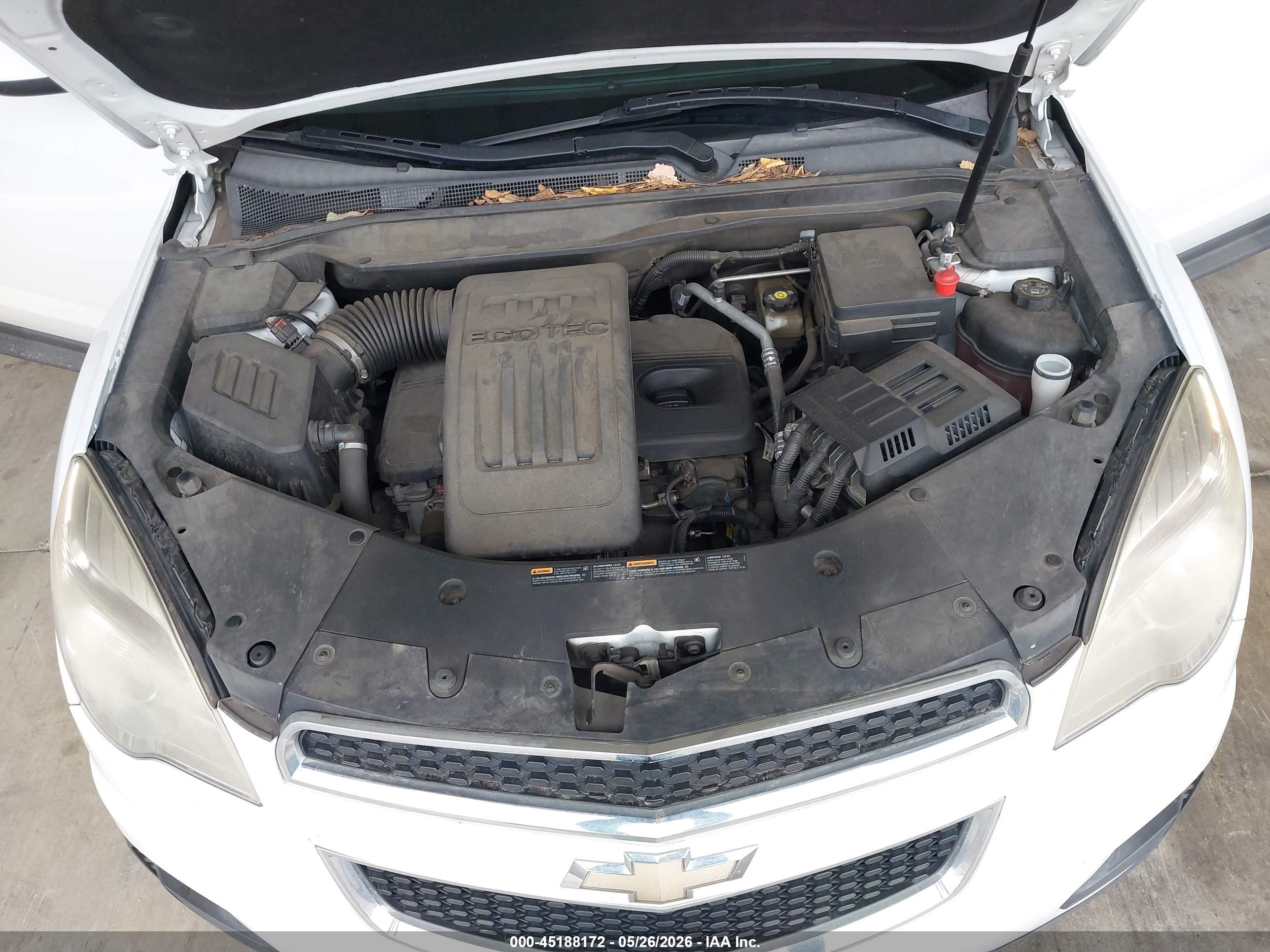 2014 Chevrolet Equinox 1lt White vin: 2GNALBEKXE6210189