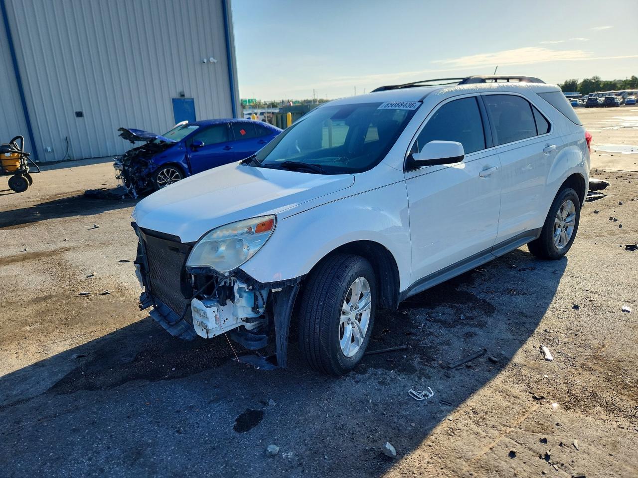 2014 Chevrolet Equinox Lt White vin: 2GNALBEKXE6279156