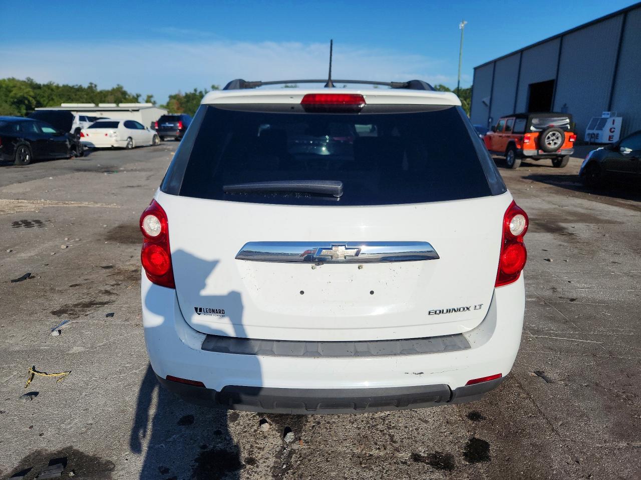 2014 Chevrolet Equinox Lt White vin: 2GNALBEKXE6279156