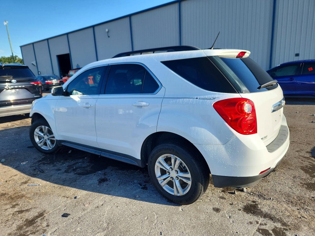 2014 Chevrolet Equinox Lt White vin: 2GNALBEKXE6279156