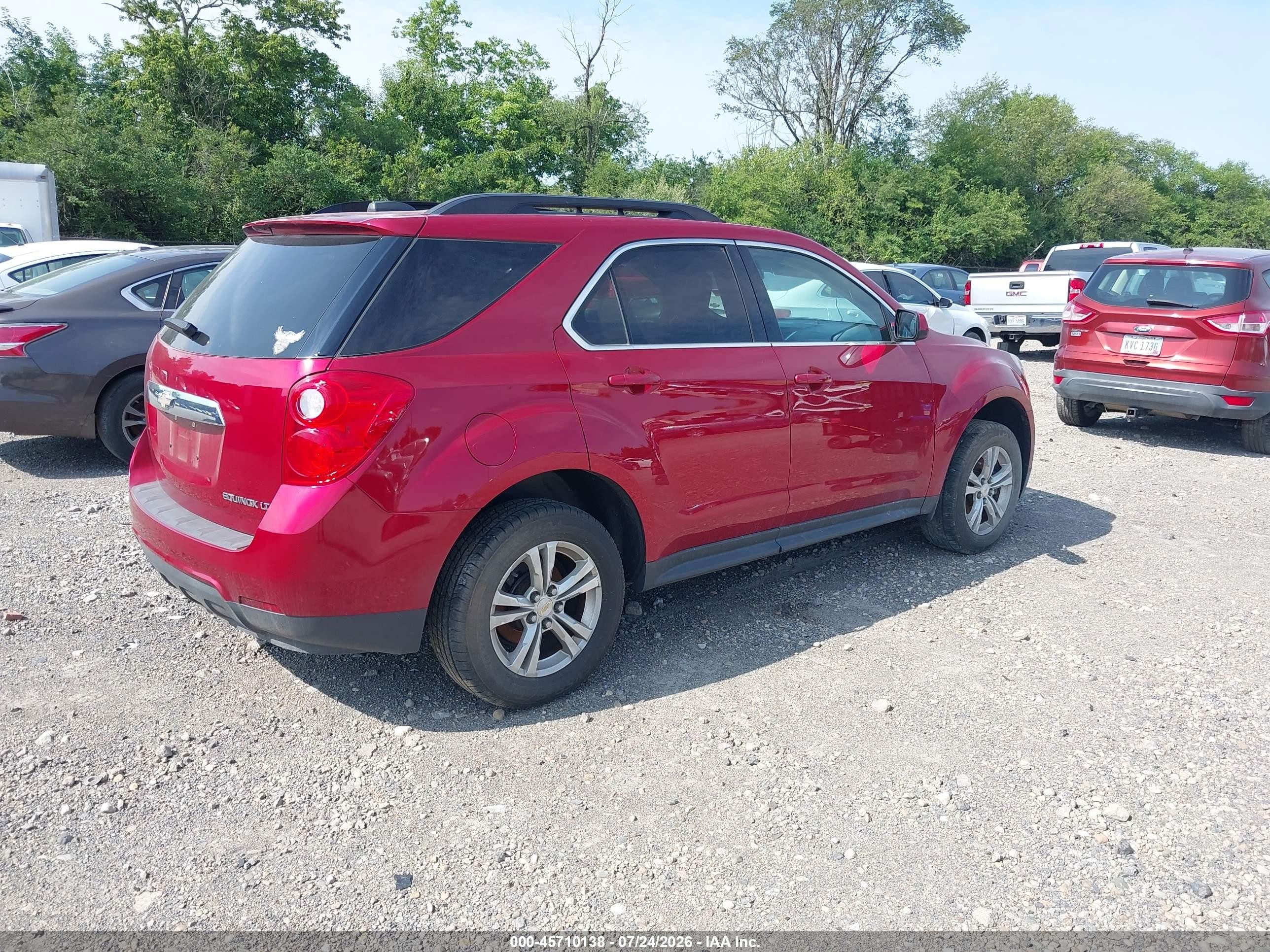 2015 Chevrolet Equinox 1lt Red vin: 2GNALBEKXF1140532