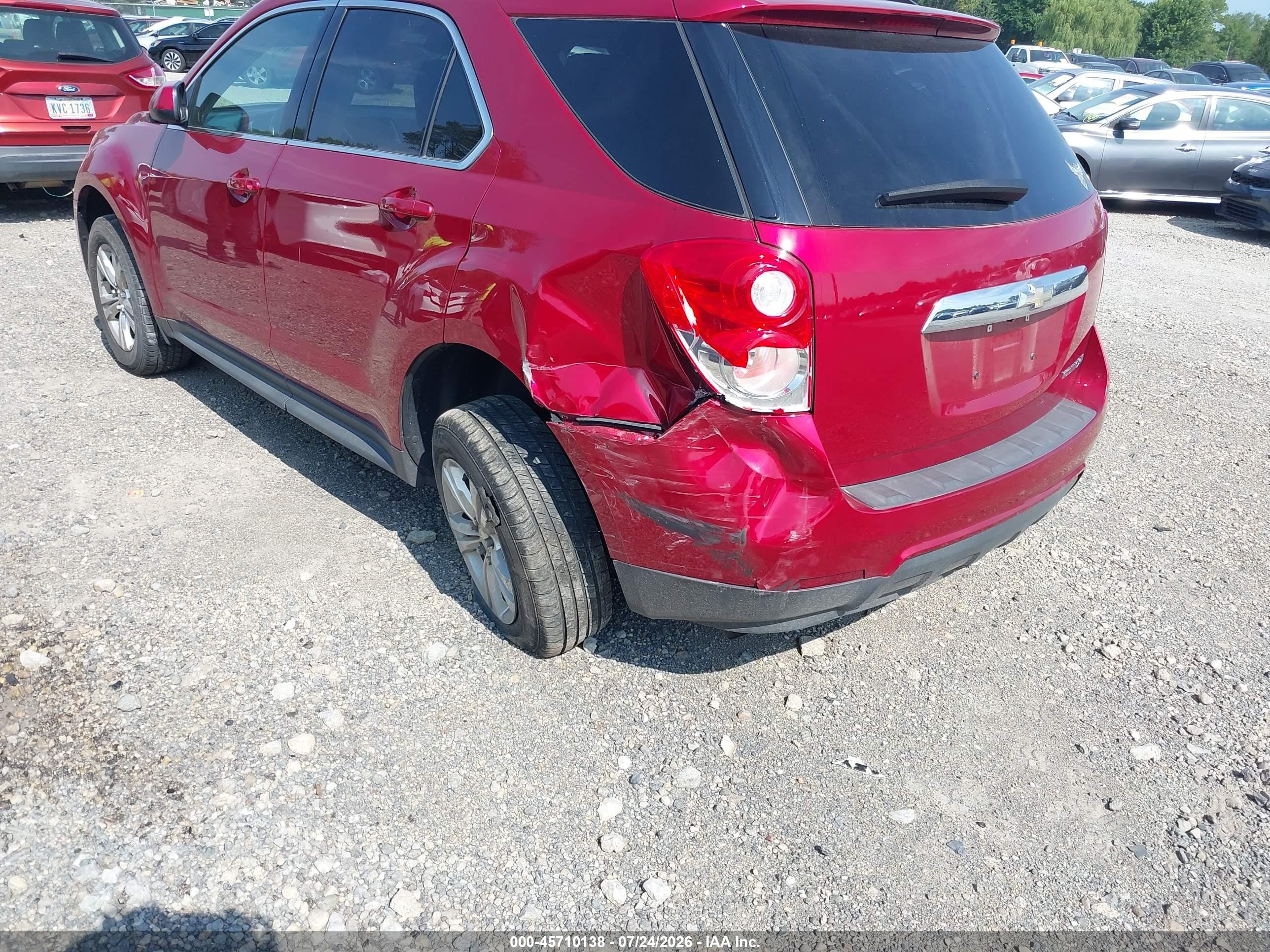 2015 Chevrolet Equinox 1lt Red vin: 2GNALBEKXF1140532