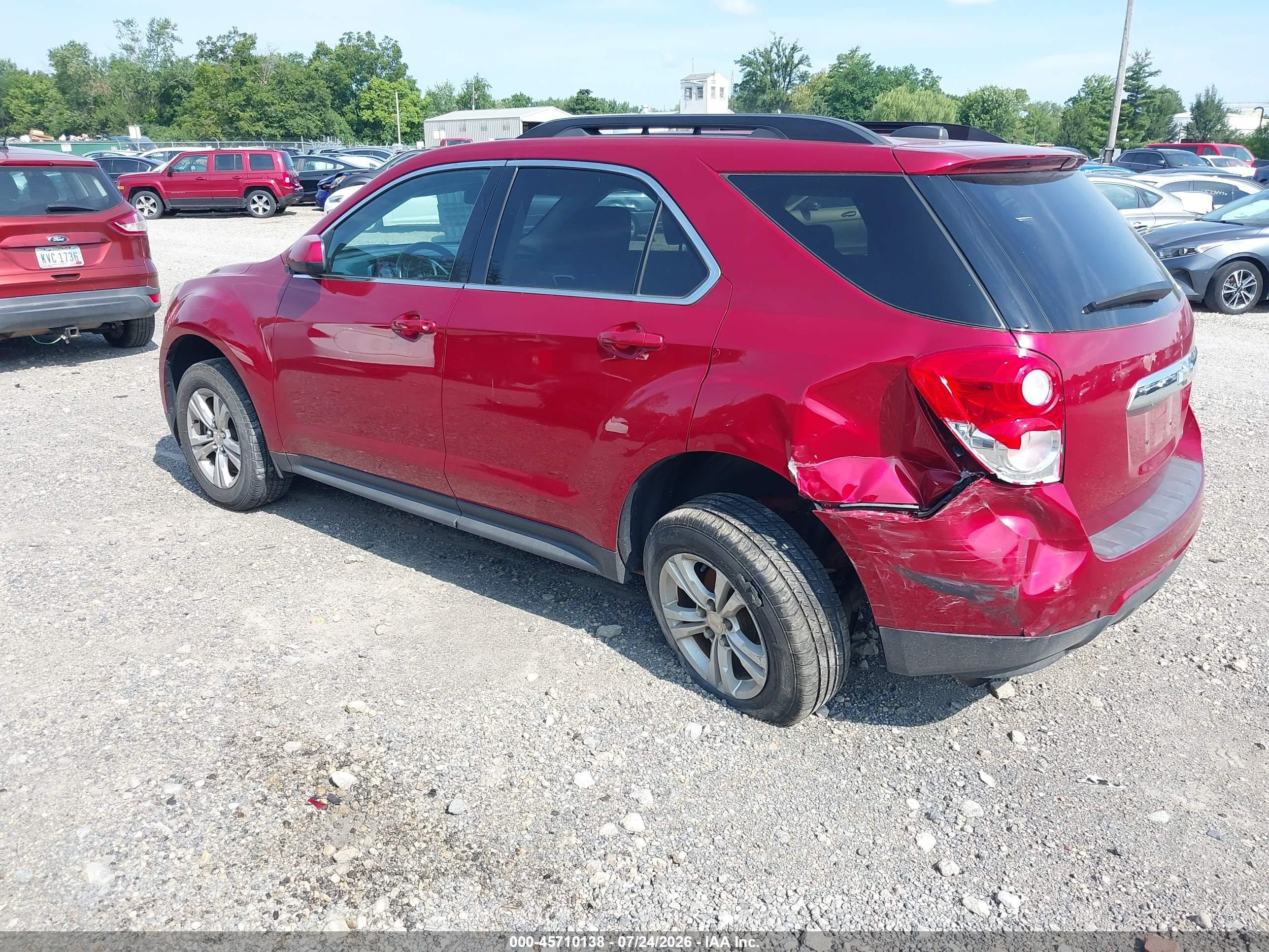 2015 Chevrolet Equinox 1lt Red vin: 2GNALBEKXF1140532
