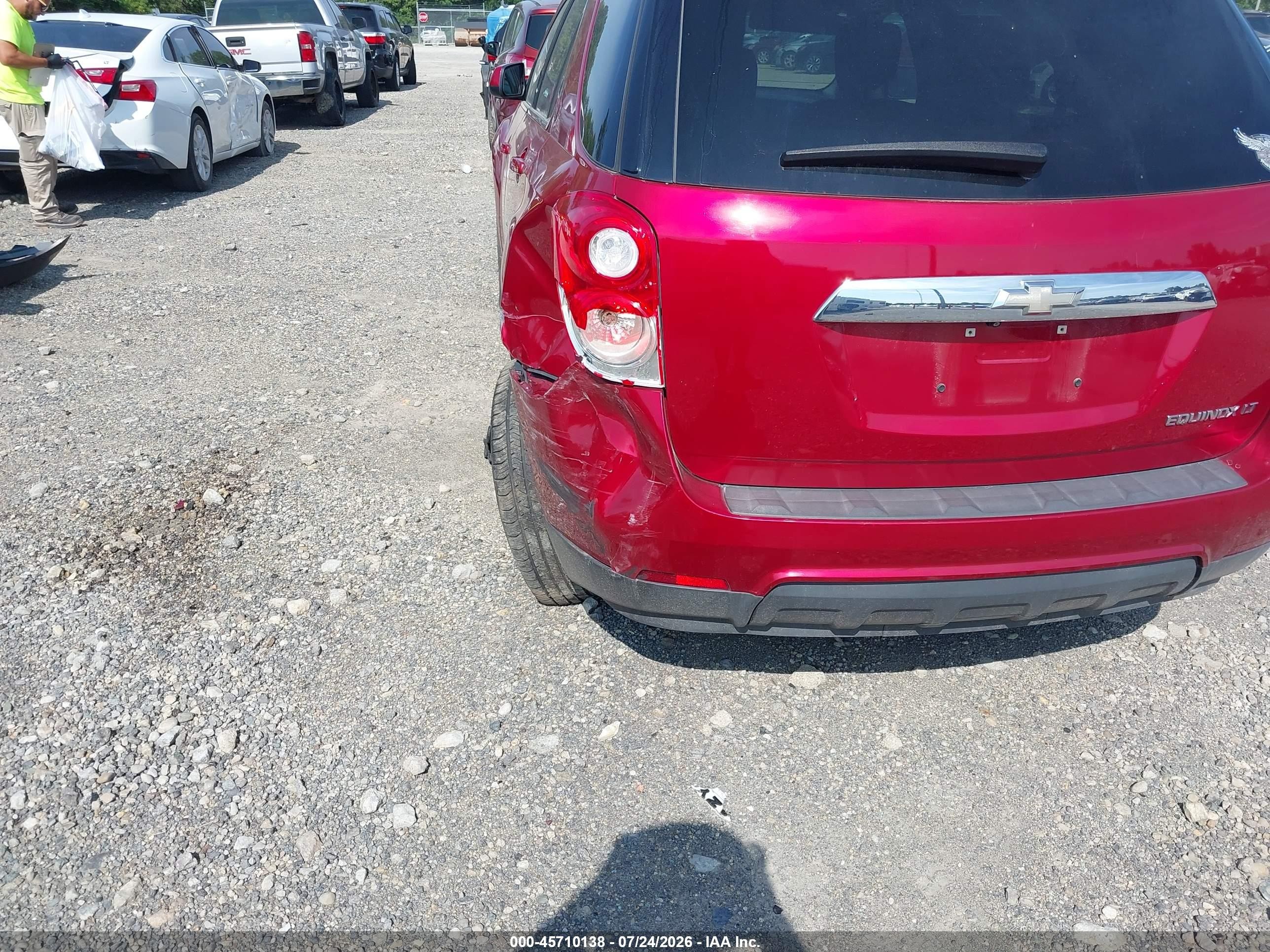 2015 Chevrolet Equinox 1lt Red vin: 2GNALBEKXF1140532