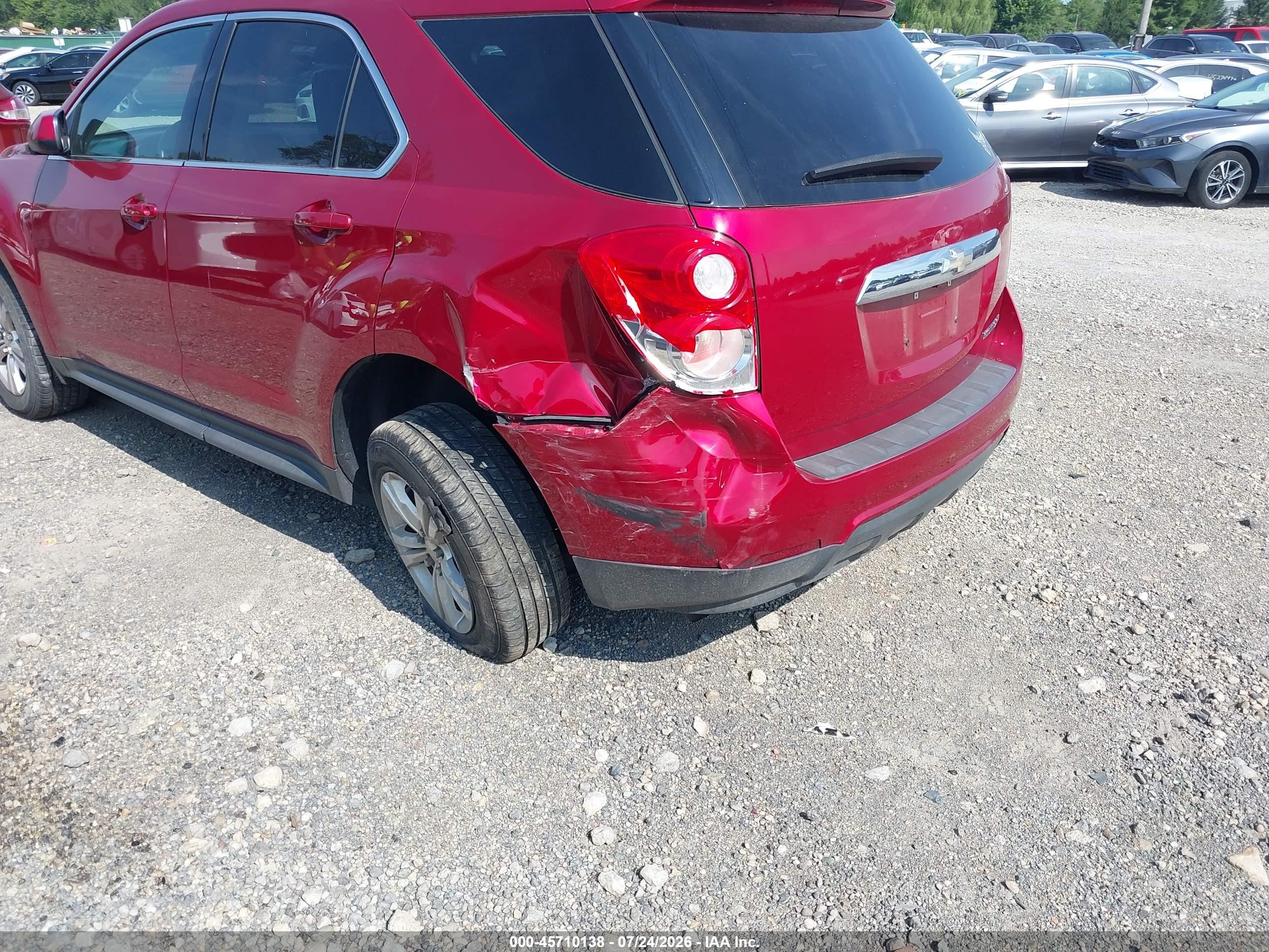 2015 Chevrolet Equinox 1lt Red vin: 2GNALBEKXF1140532