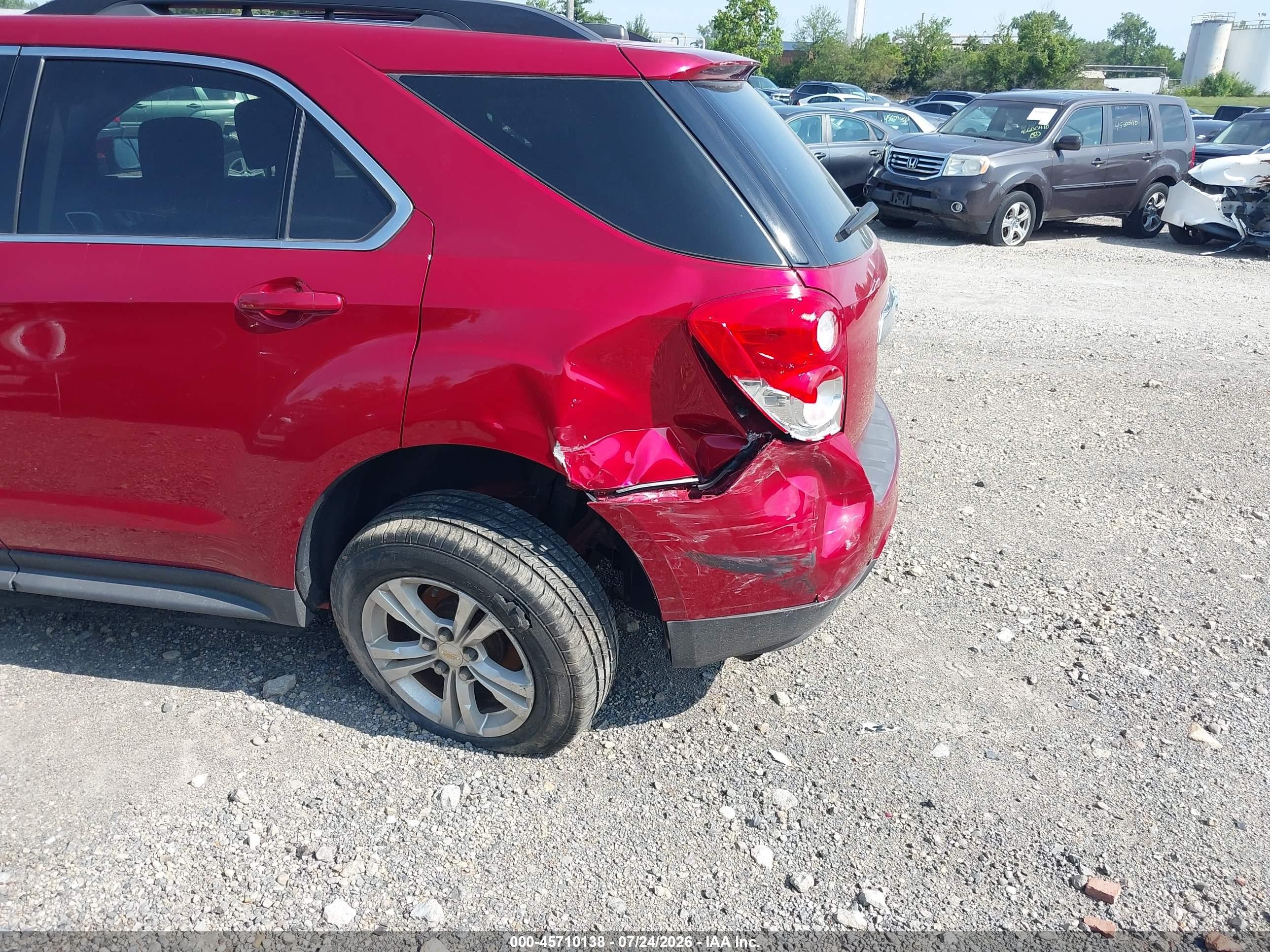 2015 Chevrolet Equinox 1lt Red vin: 2GNALBEKXF1140532