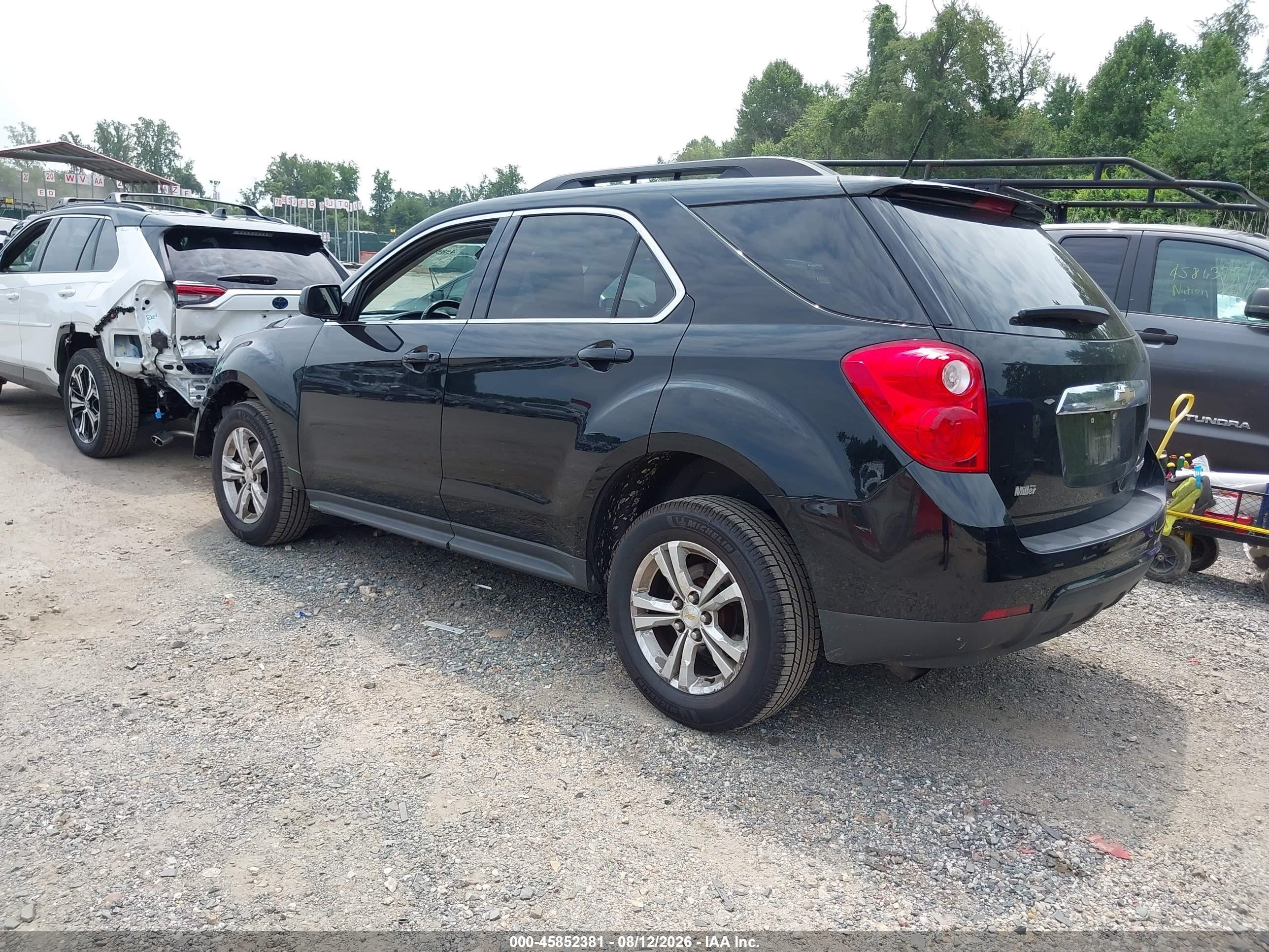 2015 Chevrolet Equinox Lt Black vin: 2GNALBEKXF1155130