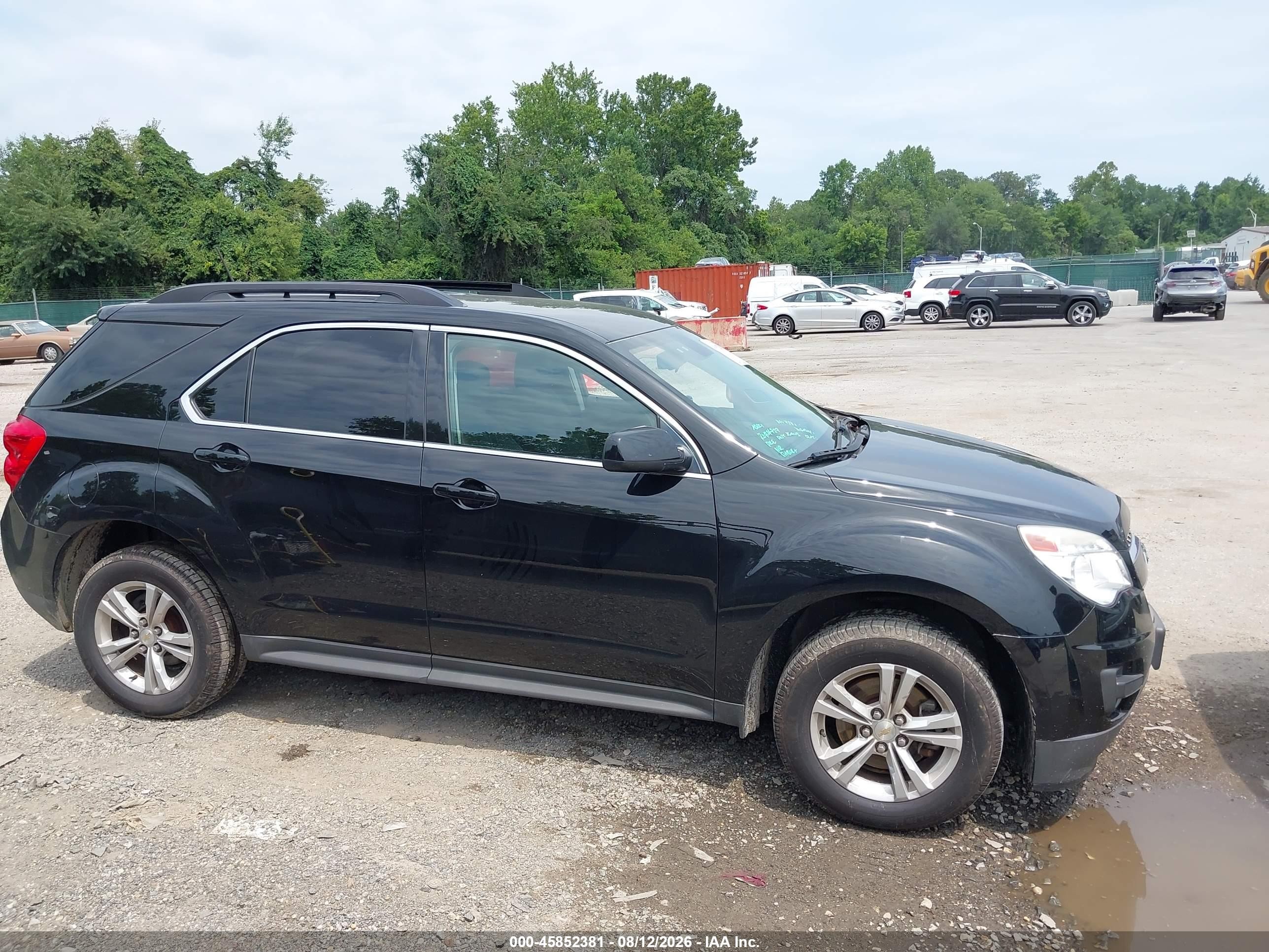 2015 Chevrolet Equinox Lt Black vin: 2GNALBEKXF1155130