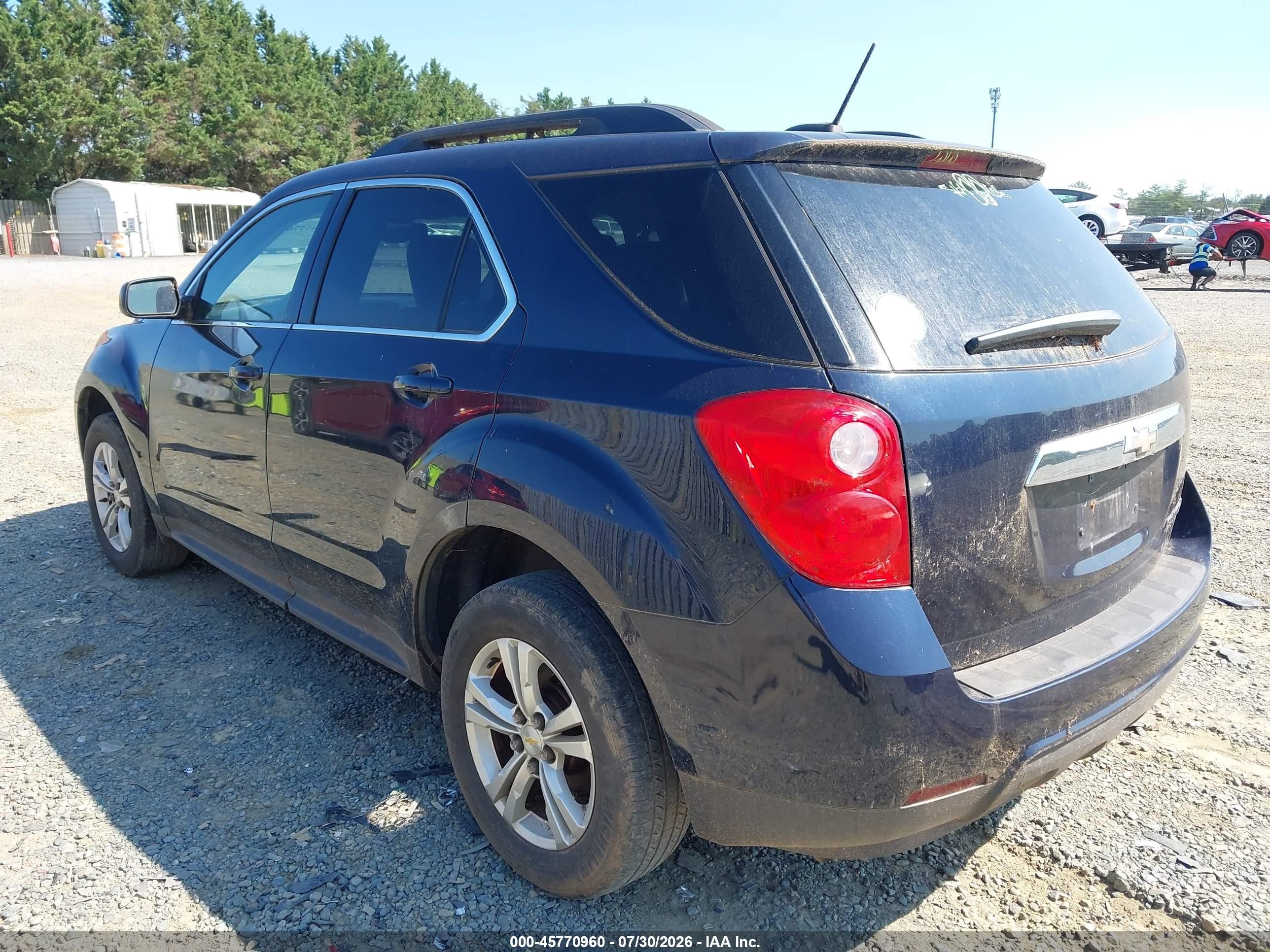 2015 Chevrolet Equinox Lt Синий vin: 2GNALBEKXF1173062