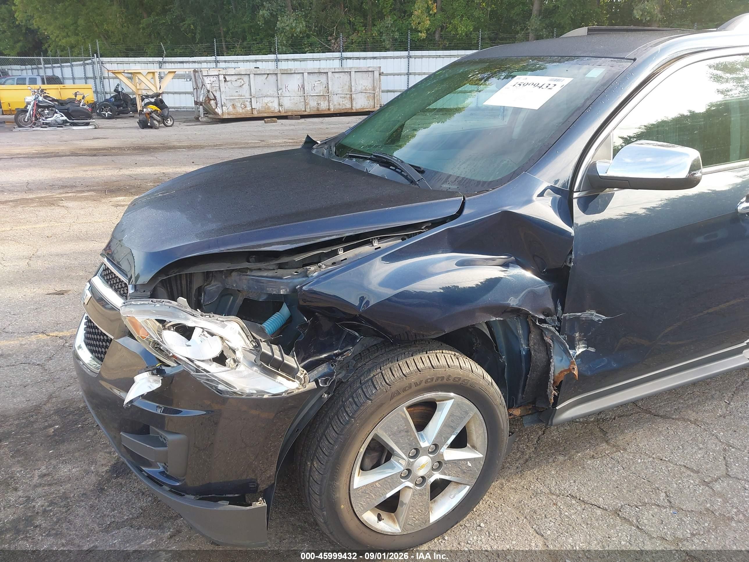 2015 Chevrolet Equinox 1lt Blue vin: 2GNALBEKXF1178889