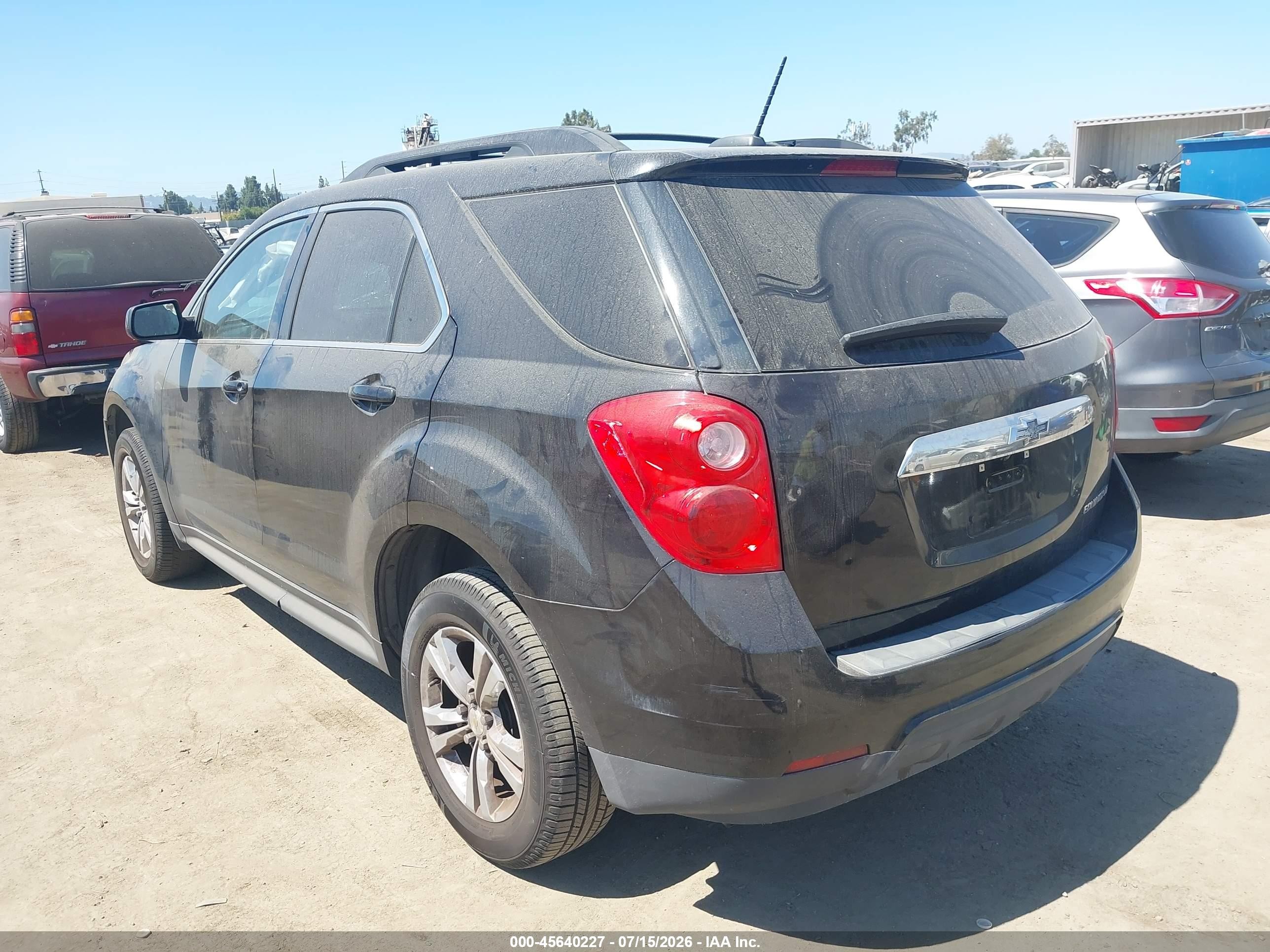 2015 Chevrolet Equinox Lt Черный vin: 2GNALBEKXF6123524