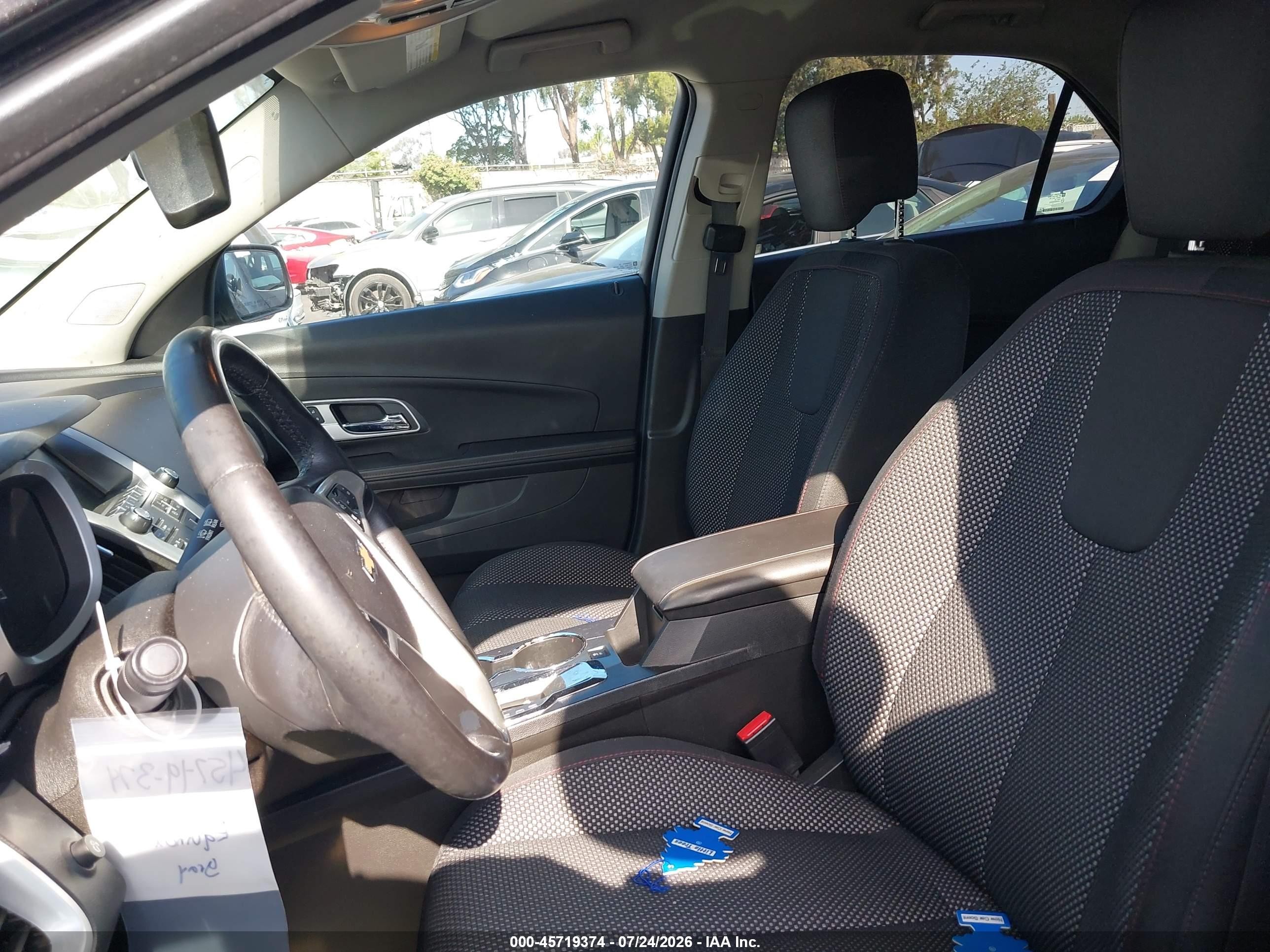 2015 Chevrolet Equinox Lt Black vin: 2GNALBEKXF6153817