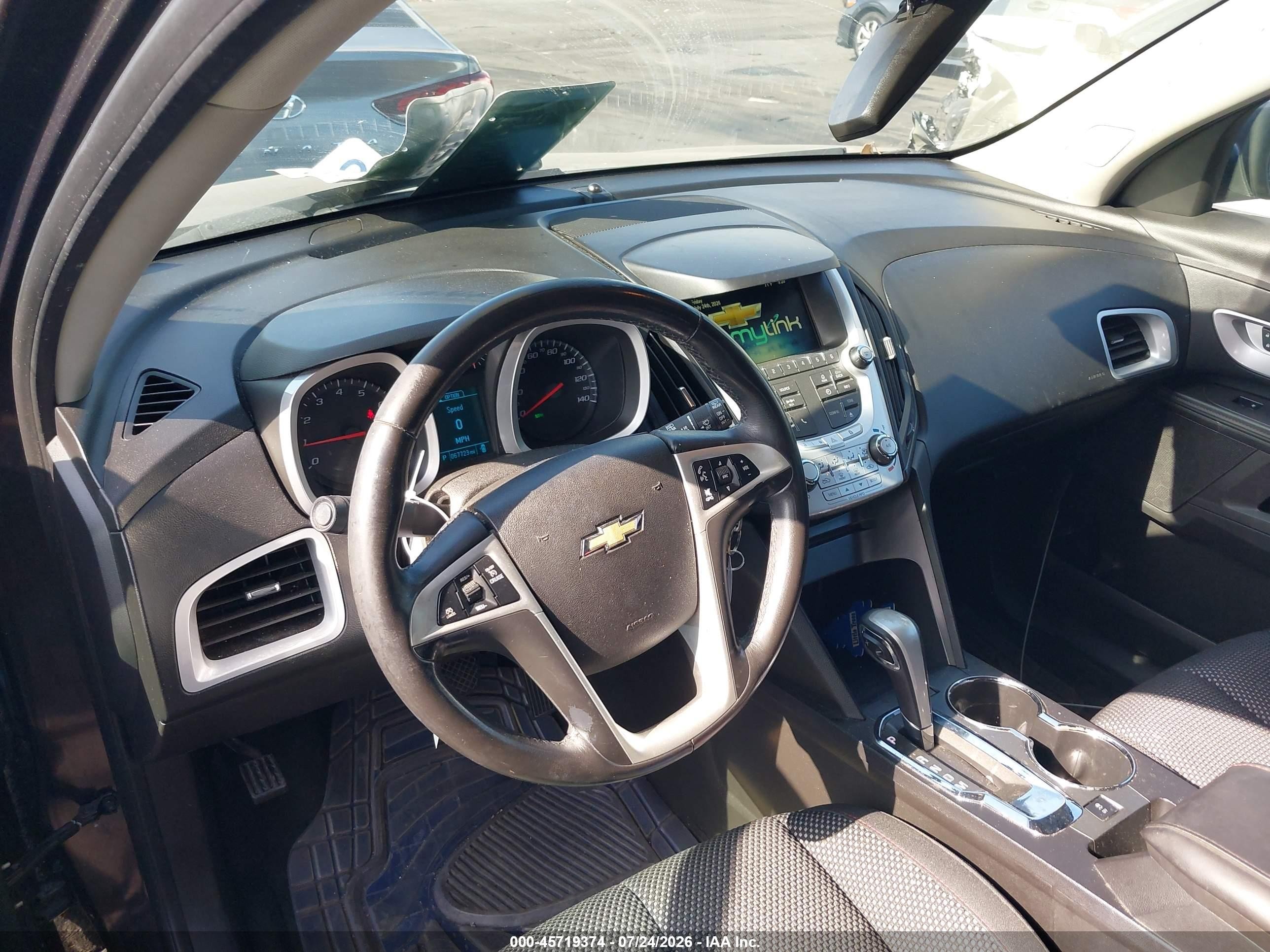2015 Chevrolet Equinox Lt Black vin: 2GNALBEKXF6153817