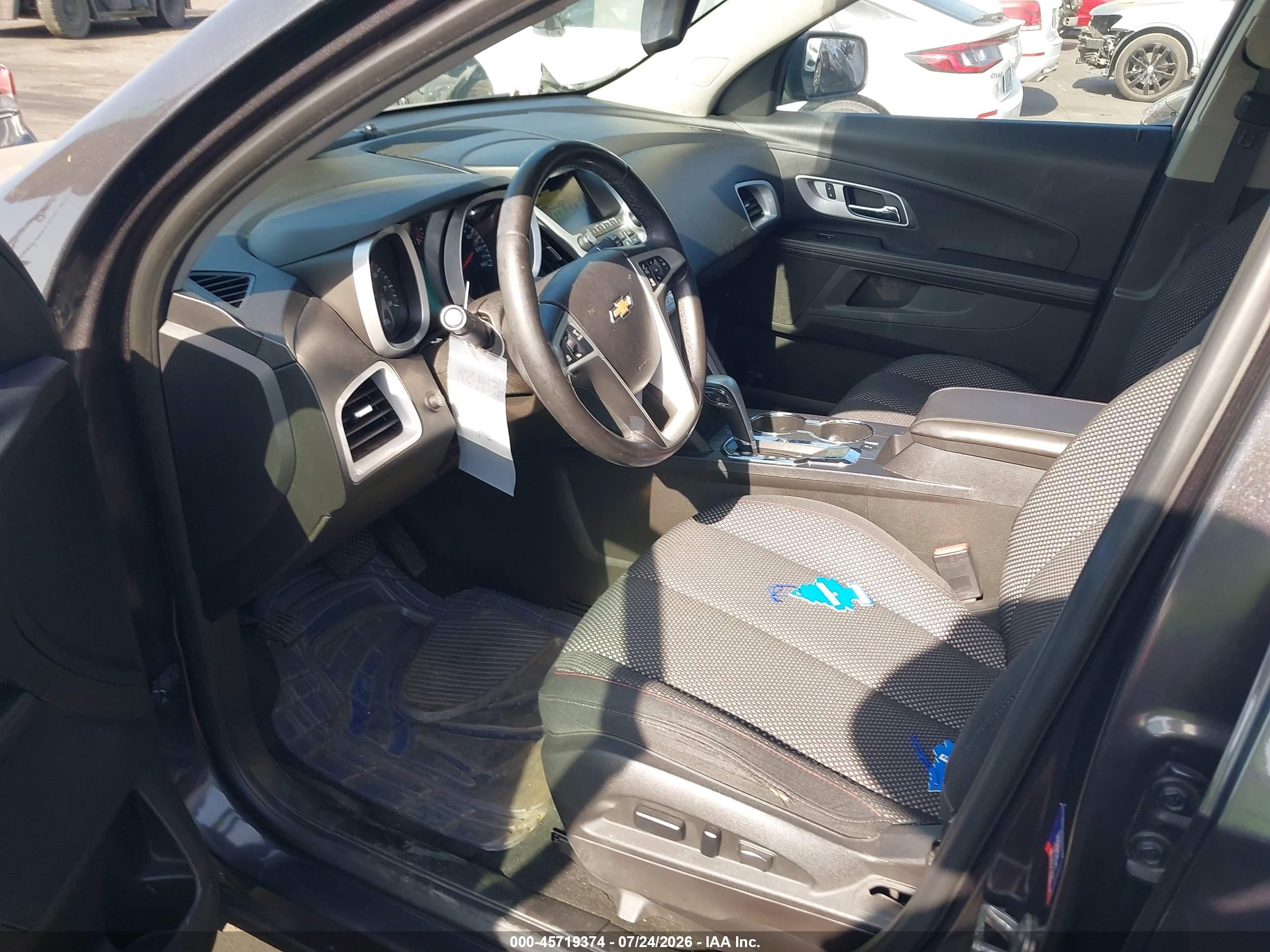 2015 Chevrolet Equinox Lt Black vin: 2GNALBEKXF6153817