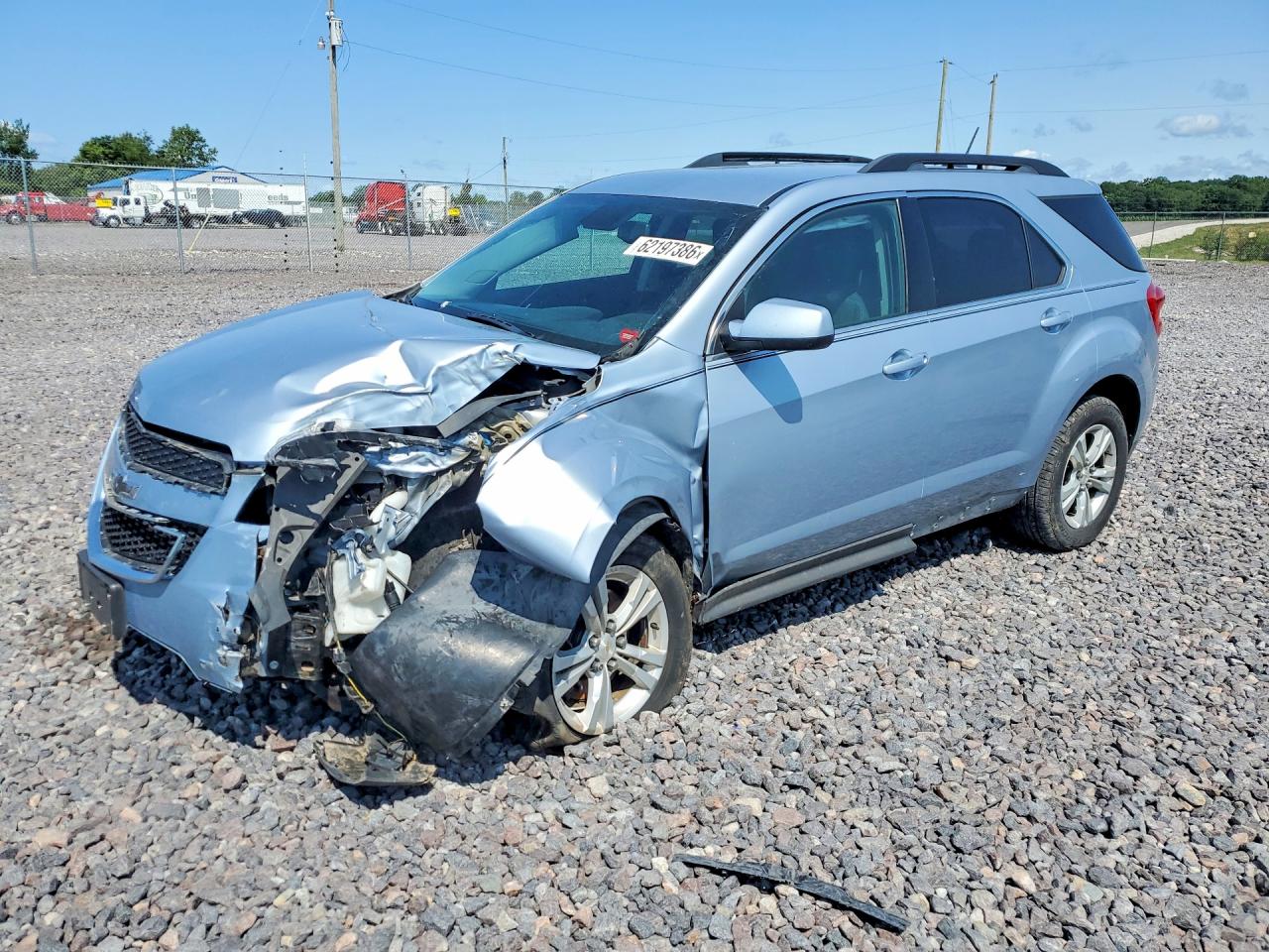 2015 Chevrolet Equinox Lt Blue vin: 2GNALBEKXF6241444